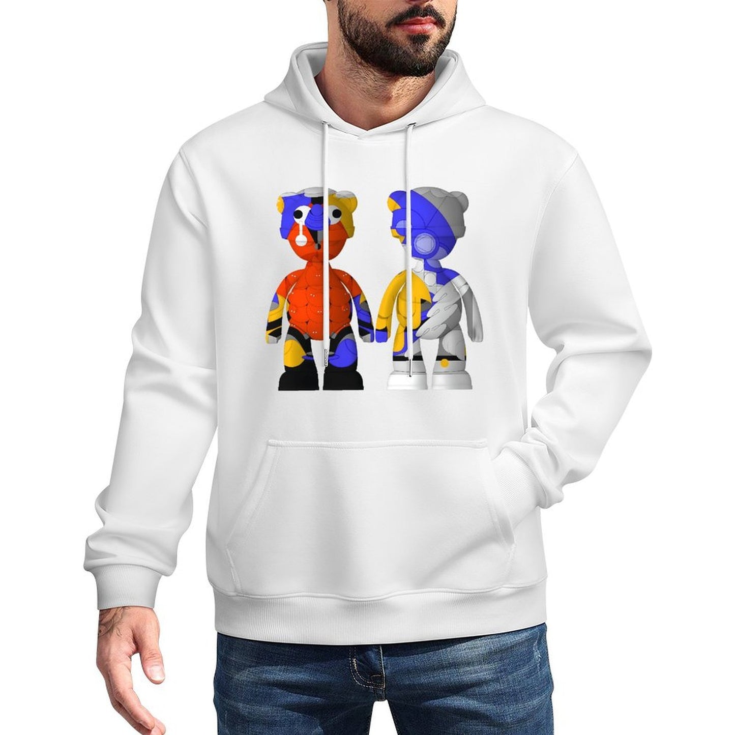 IPIB 250g Hooded Pocket Sweatshirt Front GraphicMen's Hooded  Sweatshirt6000144-5