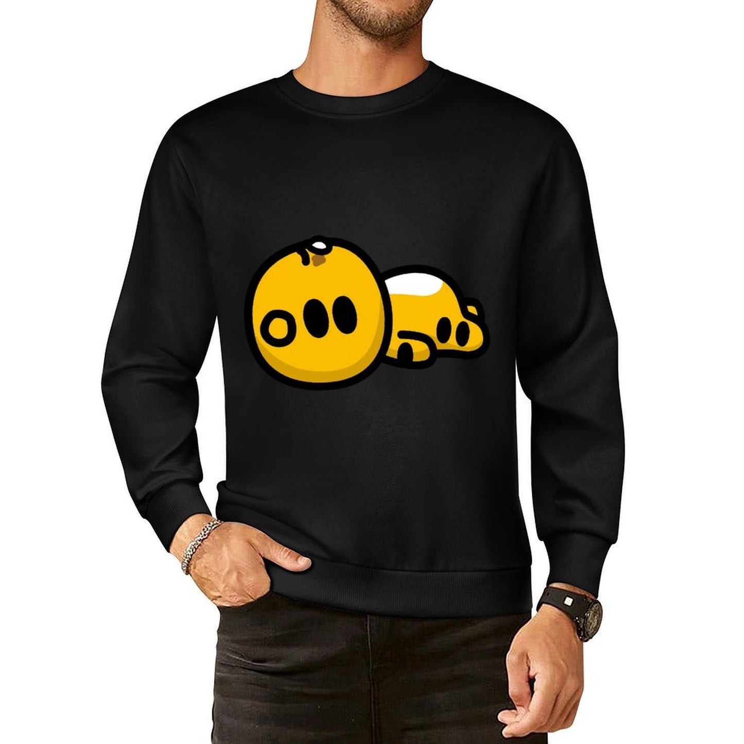 IPBR 250g Crew Neck Long Sleeve Sweatshirt Front GraphicCrew Neck Long Sleeve Sweatshirt4001045