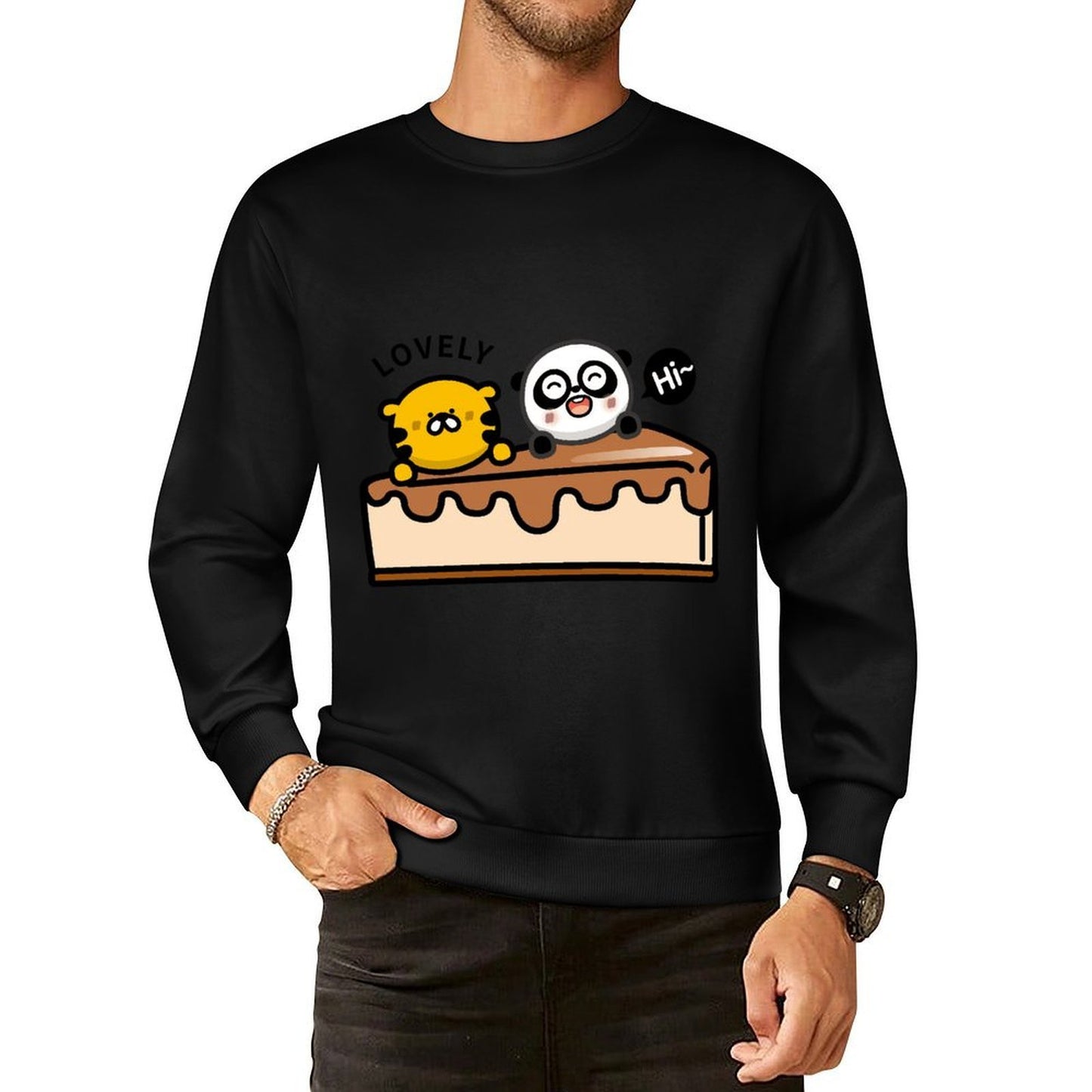 IPBR 250g Crew Neck Long Sleeve Sweatshirt Front GraphicCrew Neck Long Sleeve Sweatshirt4001031