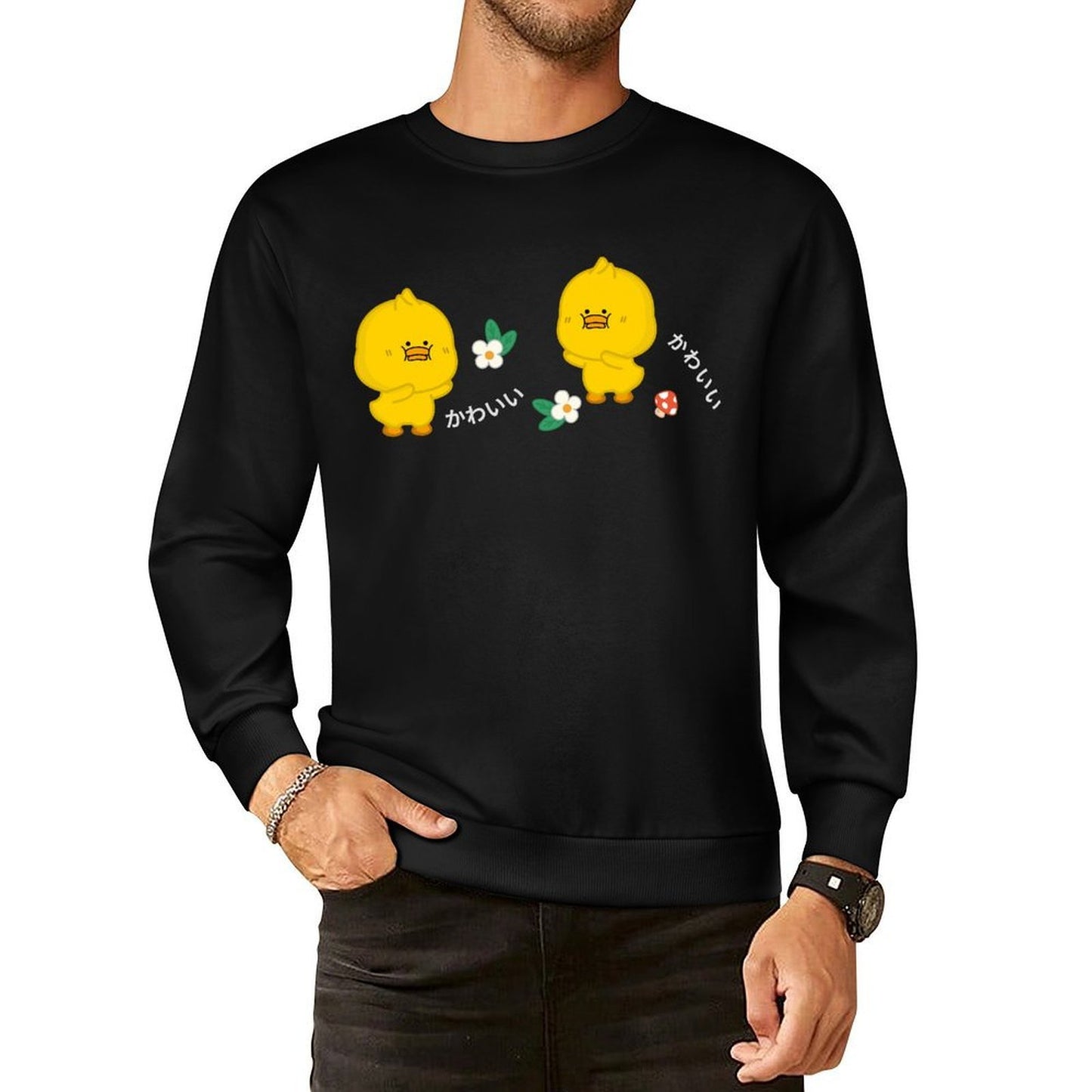 IPBR 250g Crew Neck Long Sleeve Sweatshirt Front GraphicCrew Neck Long Sleeve Sweatshirt4001094