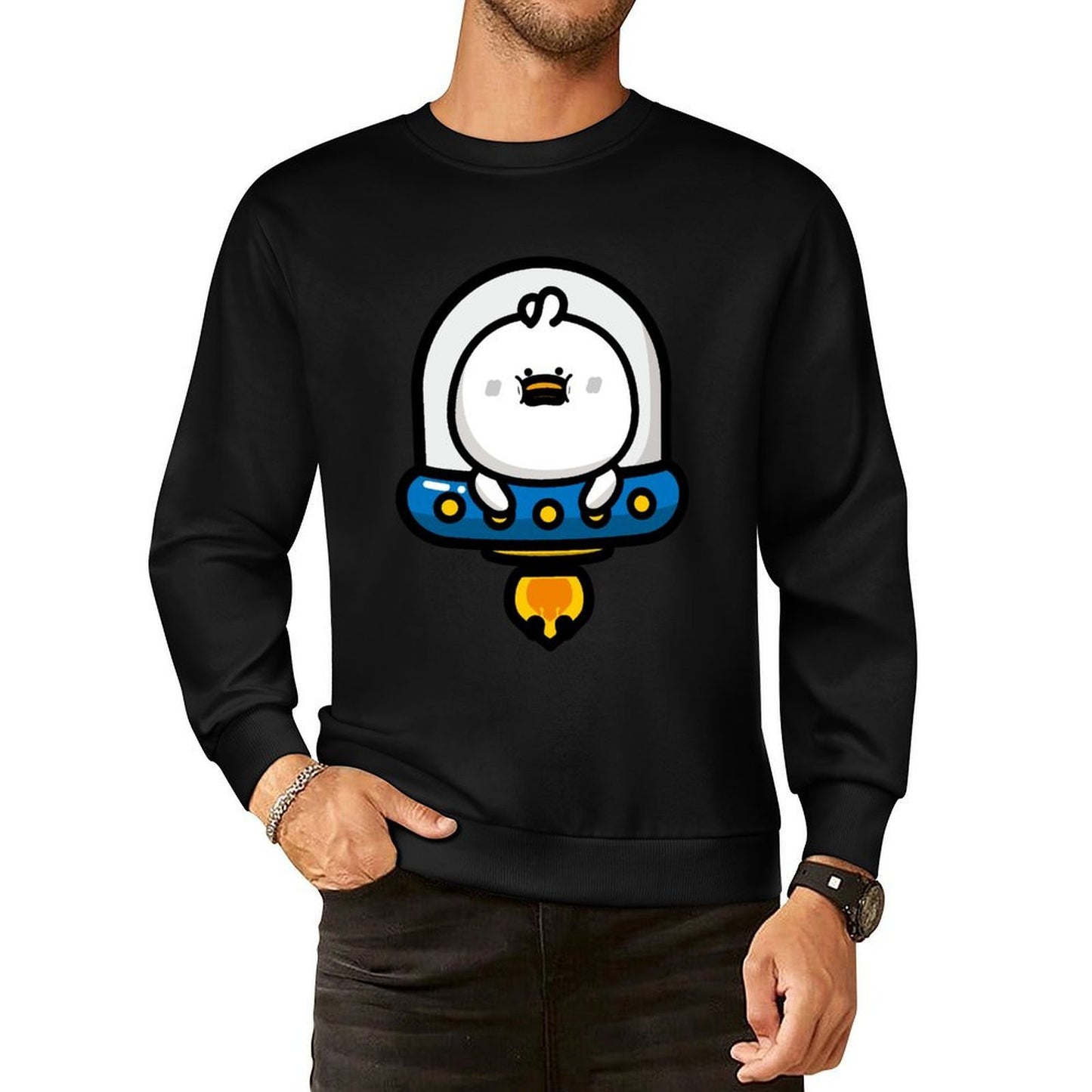 IPBR 250g Crew Neck Long Sleeve Sweatshirt Front GraphicCrew Neck Long Sleeve Sweatshirt4001046