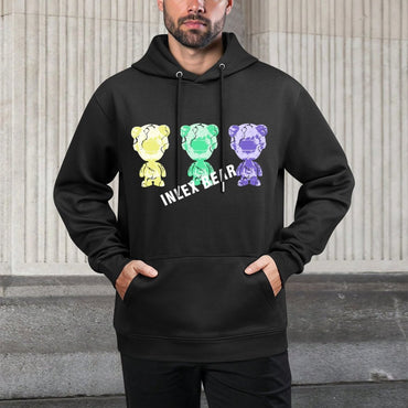 IPIB 250g Hooded Pocket Sweatshirt Front GraphicMen's Hooded  Sweatshirt6000050-4
