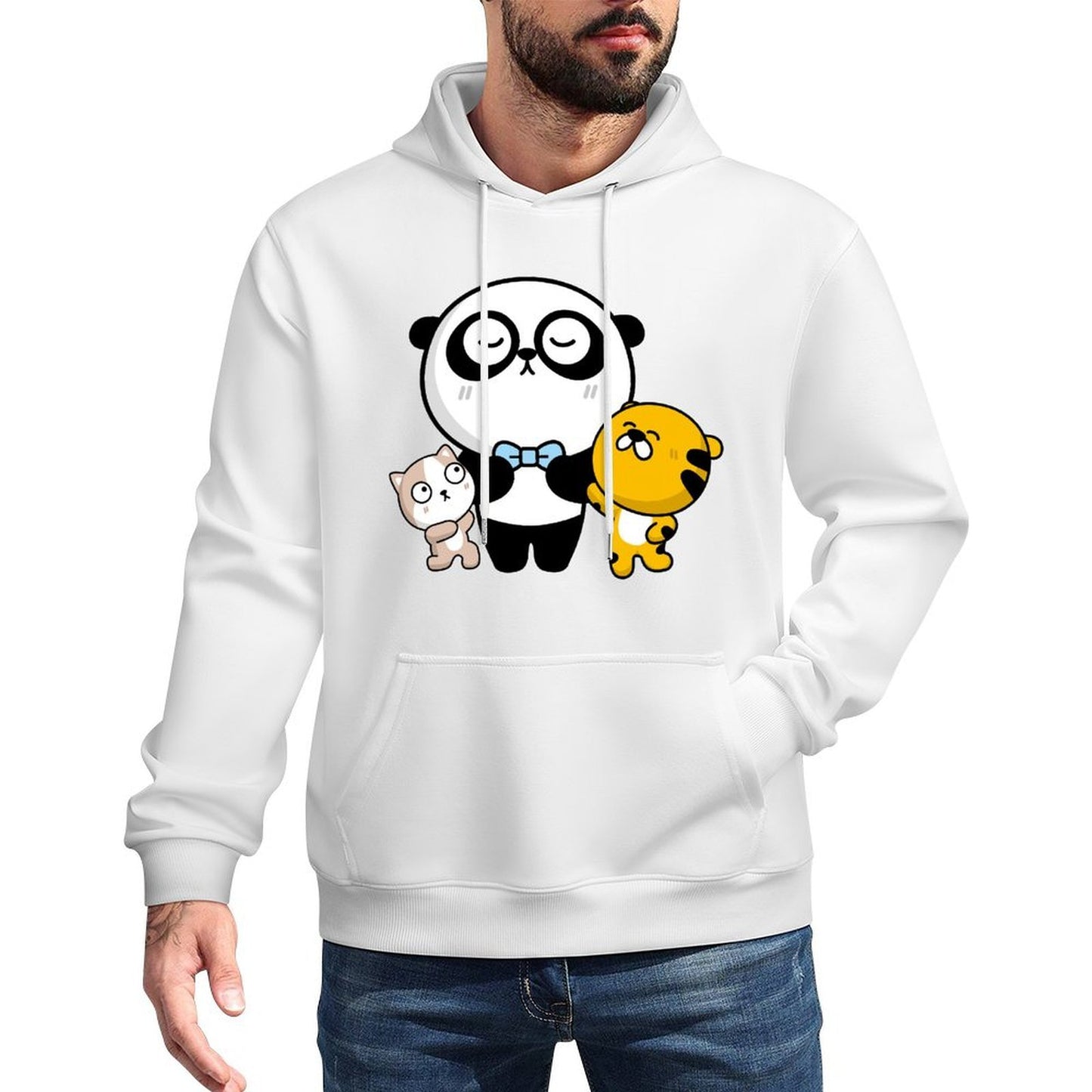 IPBR 250g Hooded Pocket Sweatshirt Front GraphicMen's Hooded  Sweatshirt4001304