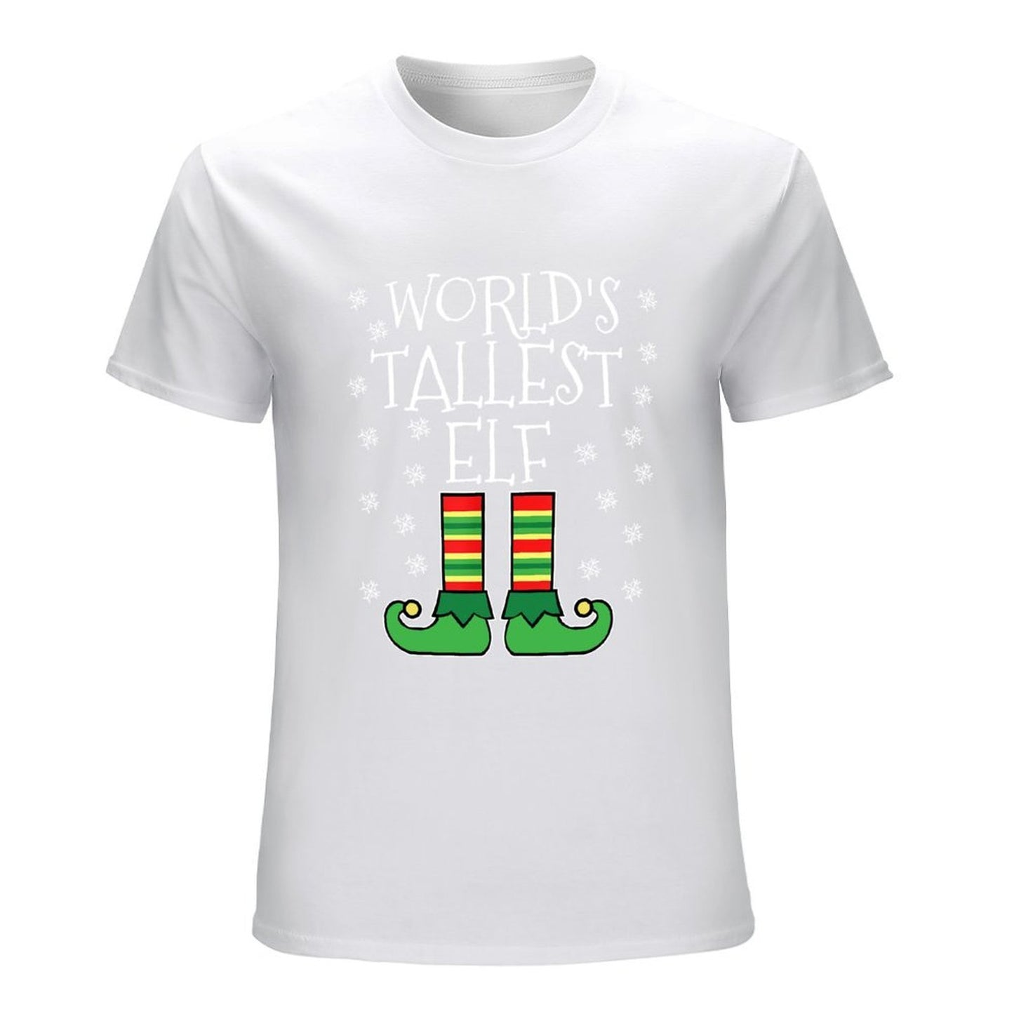 Inkmay Casual Cotton T-shirt Green Elf Shoes With Stripes Unisex T-shirtClassic Heritage T-Shirt