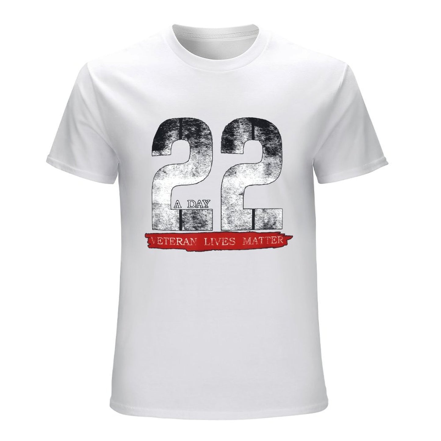 Inkmay Casual Cotton T-shirt A Day Twenty Two Veteran Lives Unisex T-shirtTrueStyle ActiveStyle T-Shirt