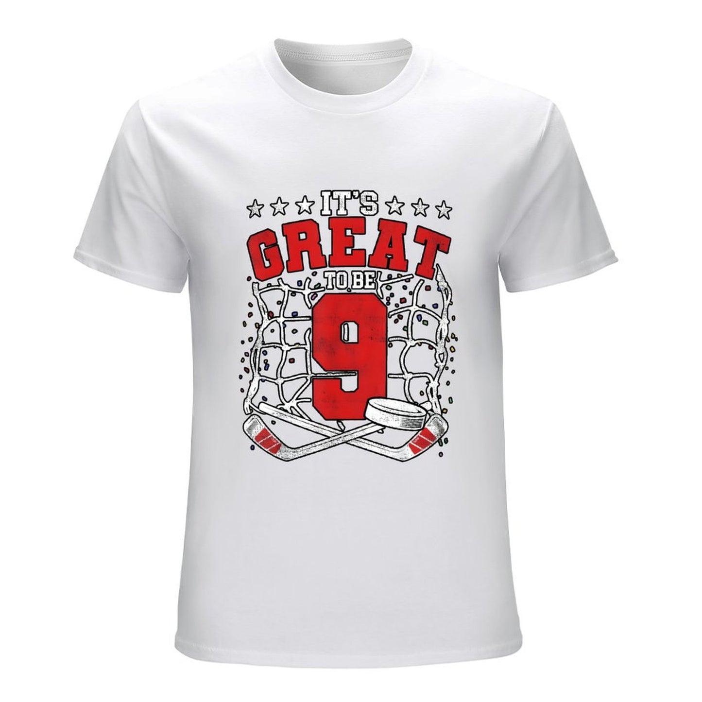 Inkmay Casual Cotton T-shirt It S Great To Be Nine Unisex T-shirtStandard Clean T-Shirt