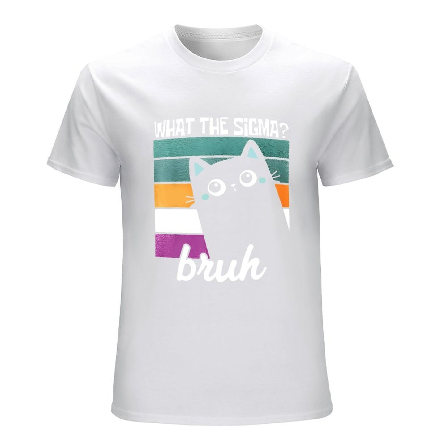 Inkmay Casual Cotton T-shirt Abstract Geometric Shapes In Vibrant Colors Unisex T-shirtBatch-Printed Fresh T-Shirt