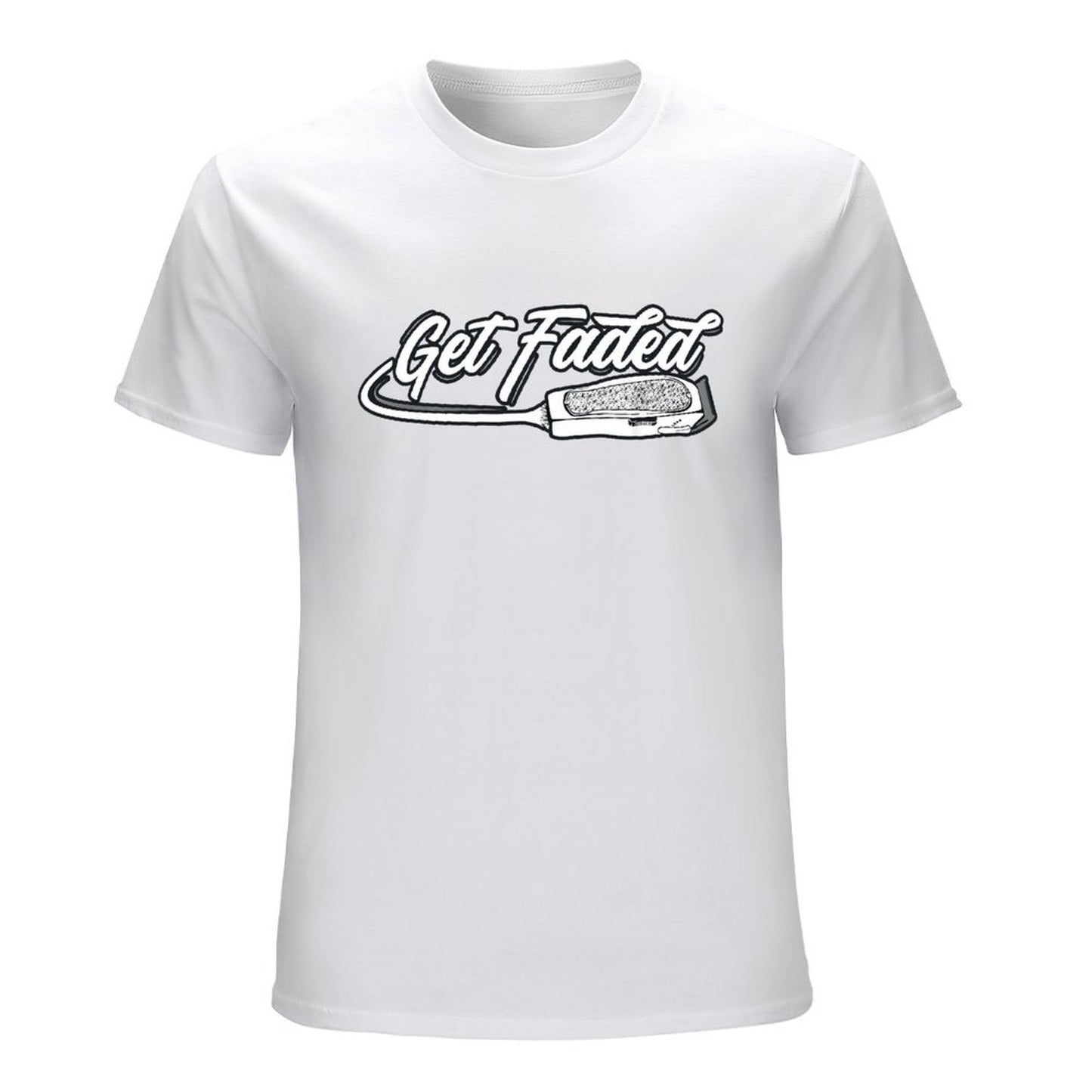 Inkmay Casual Cotton T-shirt Get Faded Razor Blade Design Artwork Unisex T-shirtCotton Men¡¯s / Women¡¯s / Youth T-Shirt