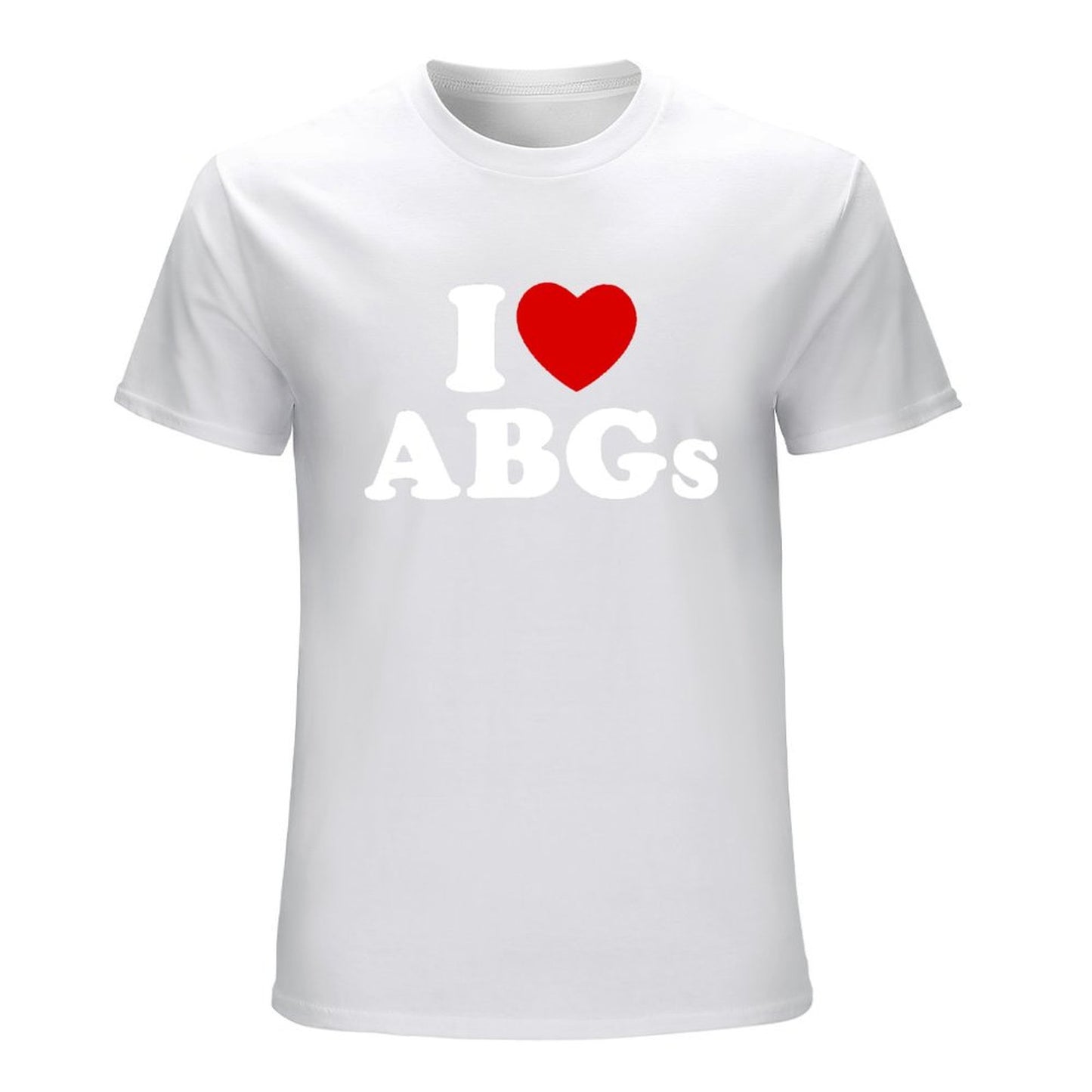 Inkmay Casual Cotton T-shirt I Love Abcs With Heart Unisex T-shirtEverydayFit Series T-Shirt