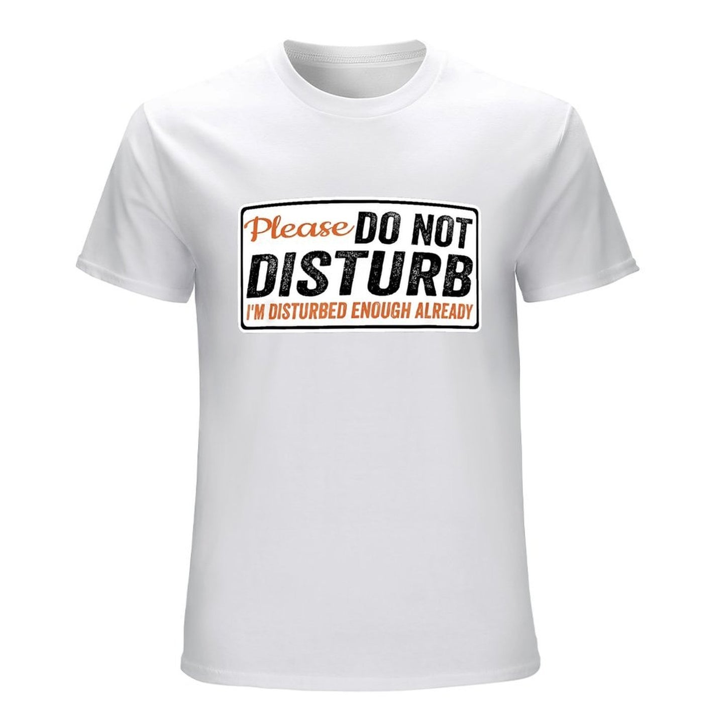 Inkmay Casual Cotton T-shirt Please Do Not Disturb I Unisex T-shirtSimpleFit StreetFit T-Shirt