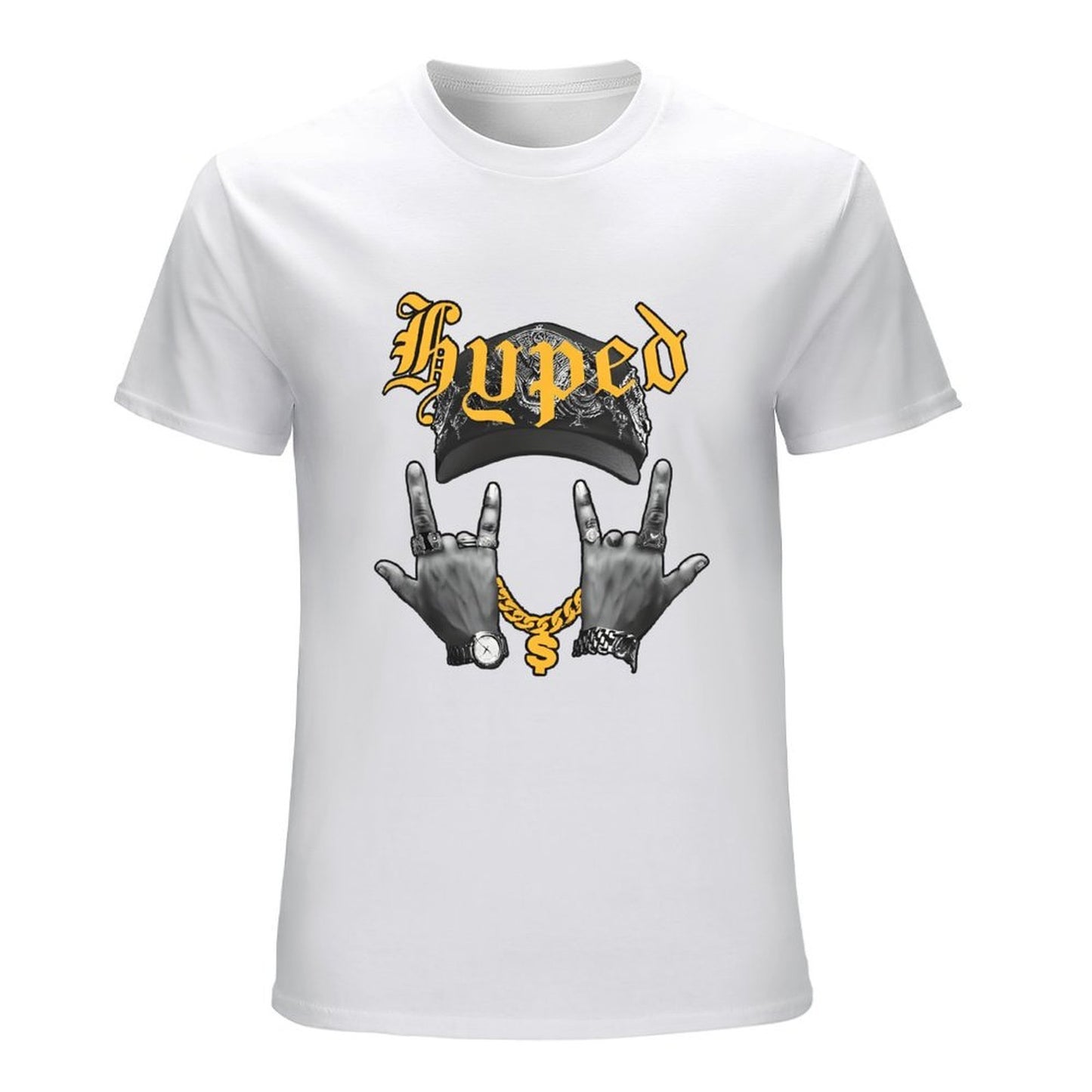 Inkmay Casual Cotton T-shirt Hyped Hat With Intricate Design Art Unisex T-shirtEverydaySeries Everyday T-Shirt