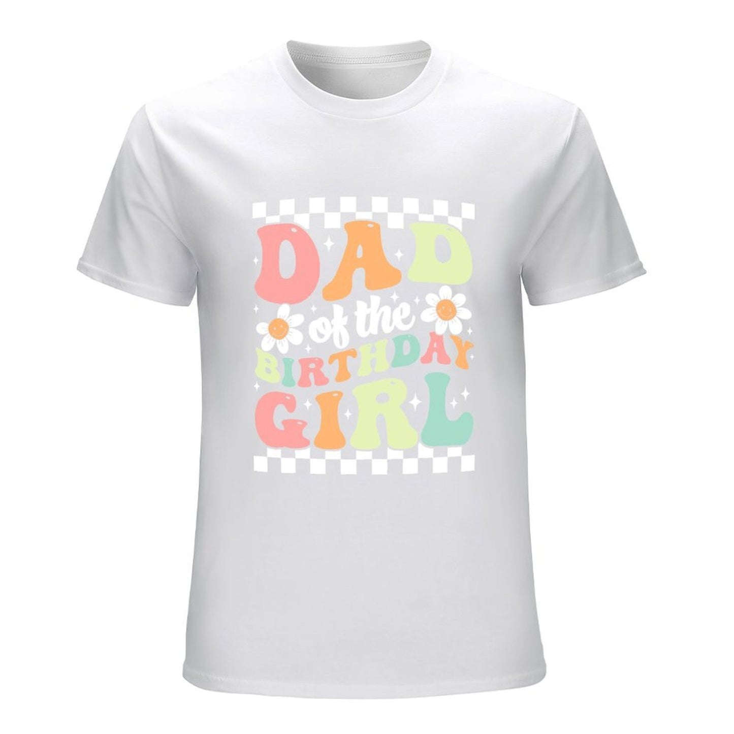 Inkmay Casual Cotton T-shirt Abstract Geometric Shapes In Pastel Colors Unisex T-shirtNeutral RelaxFit T-Shirt