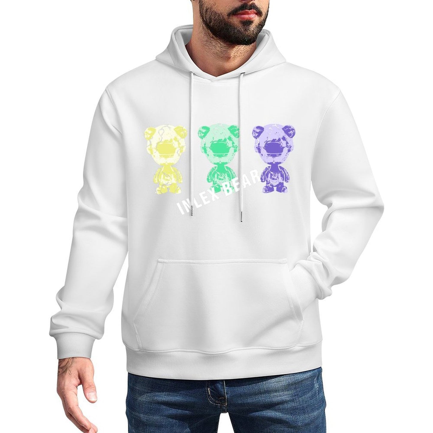 IPIB 250g Hooded Pocket Sweatshirt Front GraphicMen's Hooded  Sweatshirt6000050-4