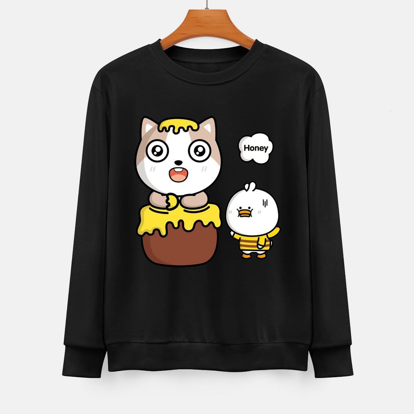 IPBR 250g Crew Neck Long Sleeve Sweatshirt Front GraphicCrew Neck Long Sleeve Sweatshirt4000842
