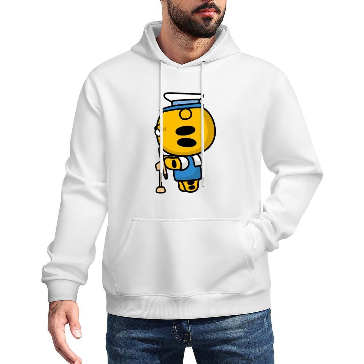 IPBR 250g Hooded Pocket Sweatshirt Front GraphicMen's Hooded  Sweatshirt4000218