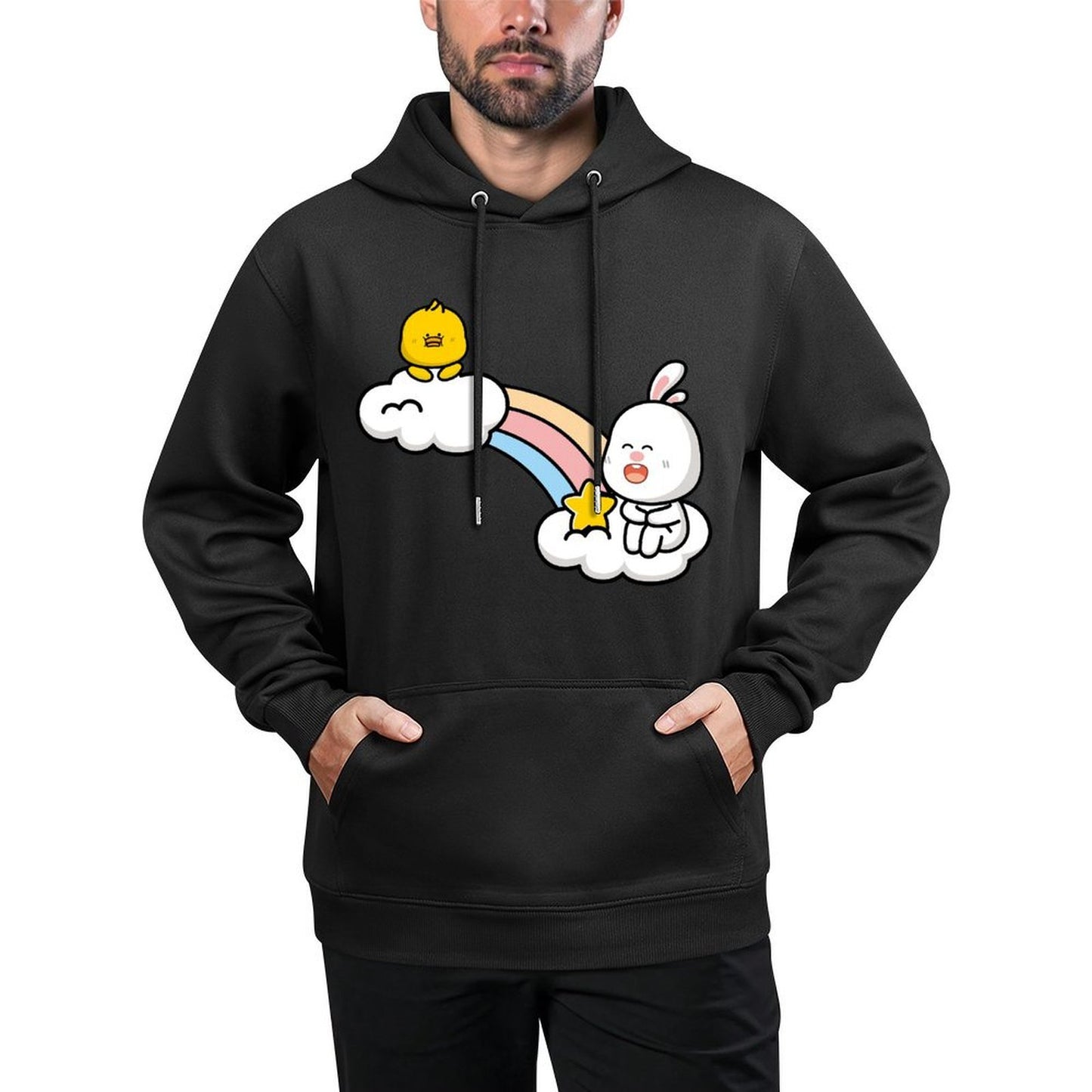 IPBR 250g Hooded Pocket Sweatshirt Front GraphicMen's Hooded  Sweatshirt4001395