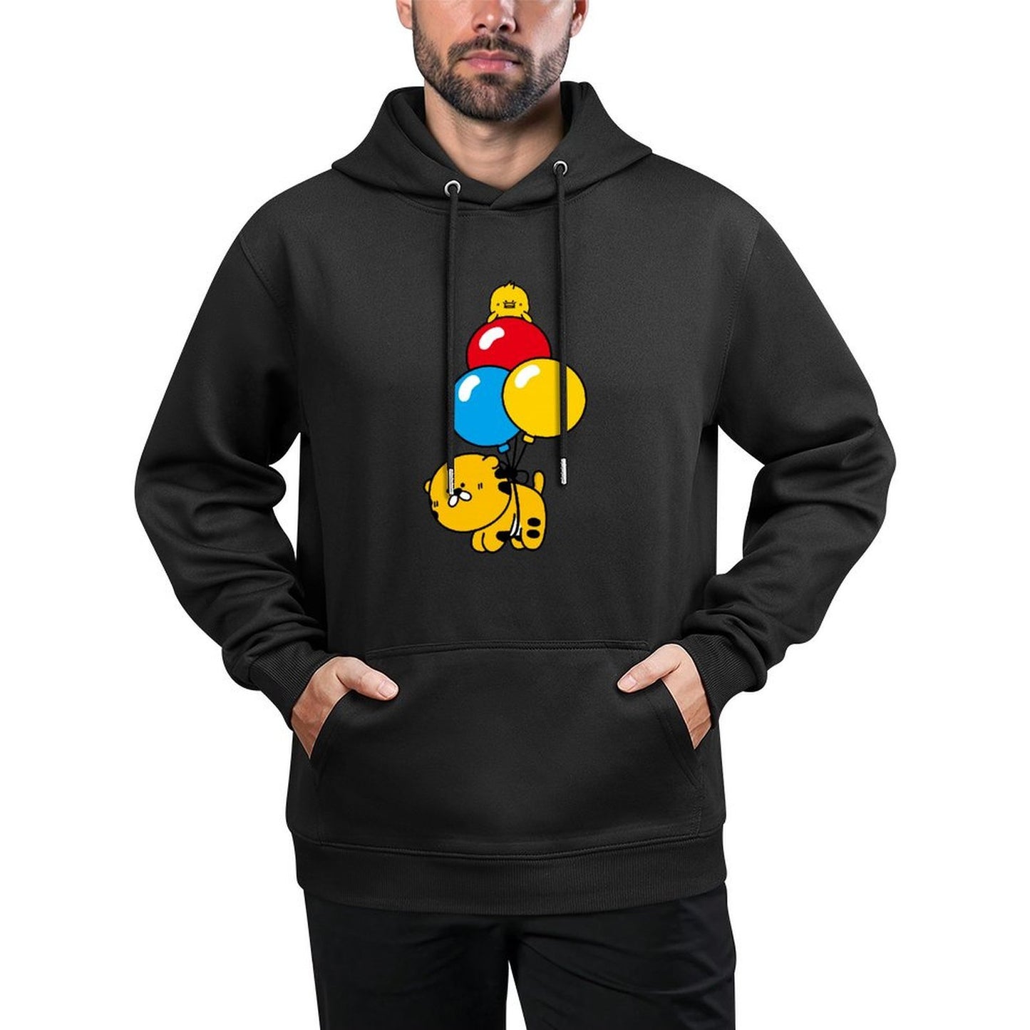 IPBR 250g Hooded Pocket Sweatshirt Front GraphicMen's Hooded  Sweatshirt4000543