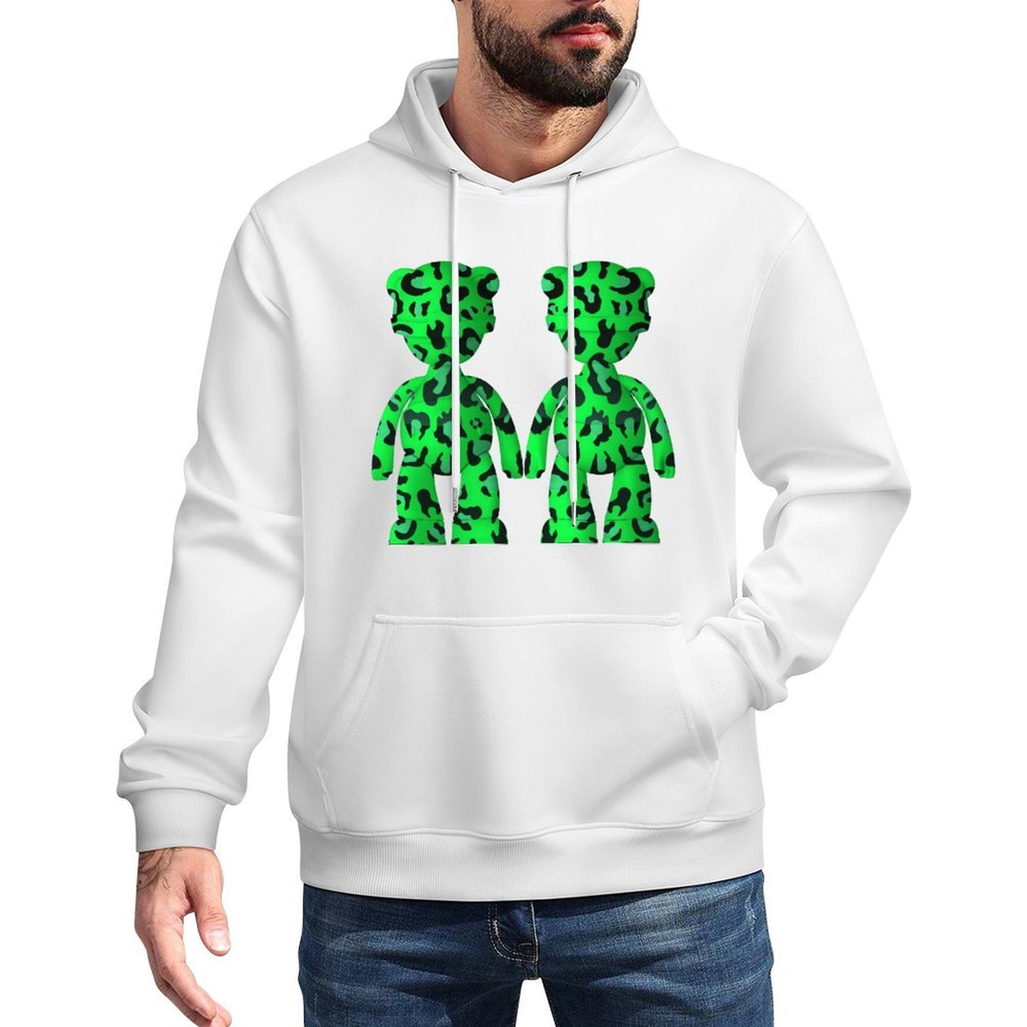 IPIB 250g Hooded Pocket Sweatshirt Front GraphicMen's Hooded  Sweatshirt6000081-3
