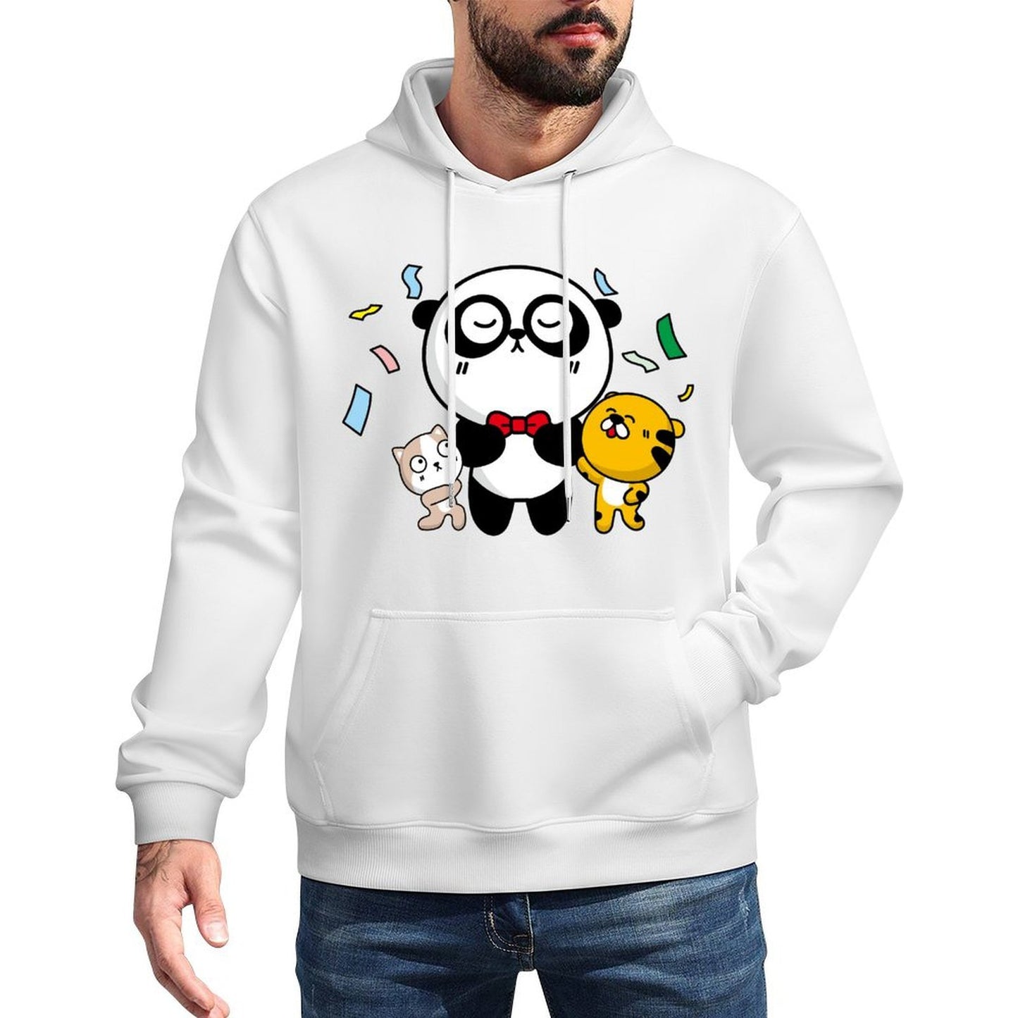 IPBR 250g Hooded Pocket Sweatshirt Front GraphicMen's Hooded  Sweatshirt4000363