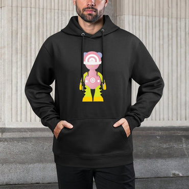 IPIB 250g Hooded Pocket Sweatshirt Front GraphicMen's Hooded  Sweatshirt6000134-6