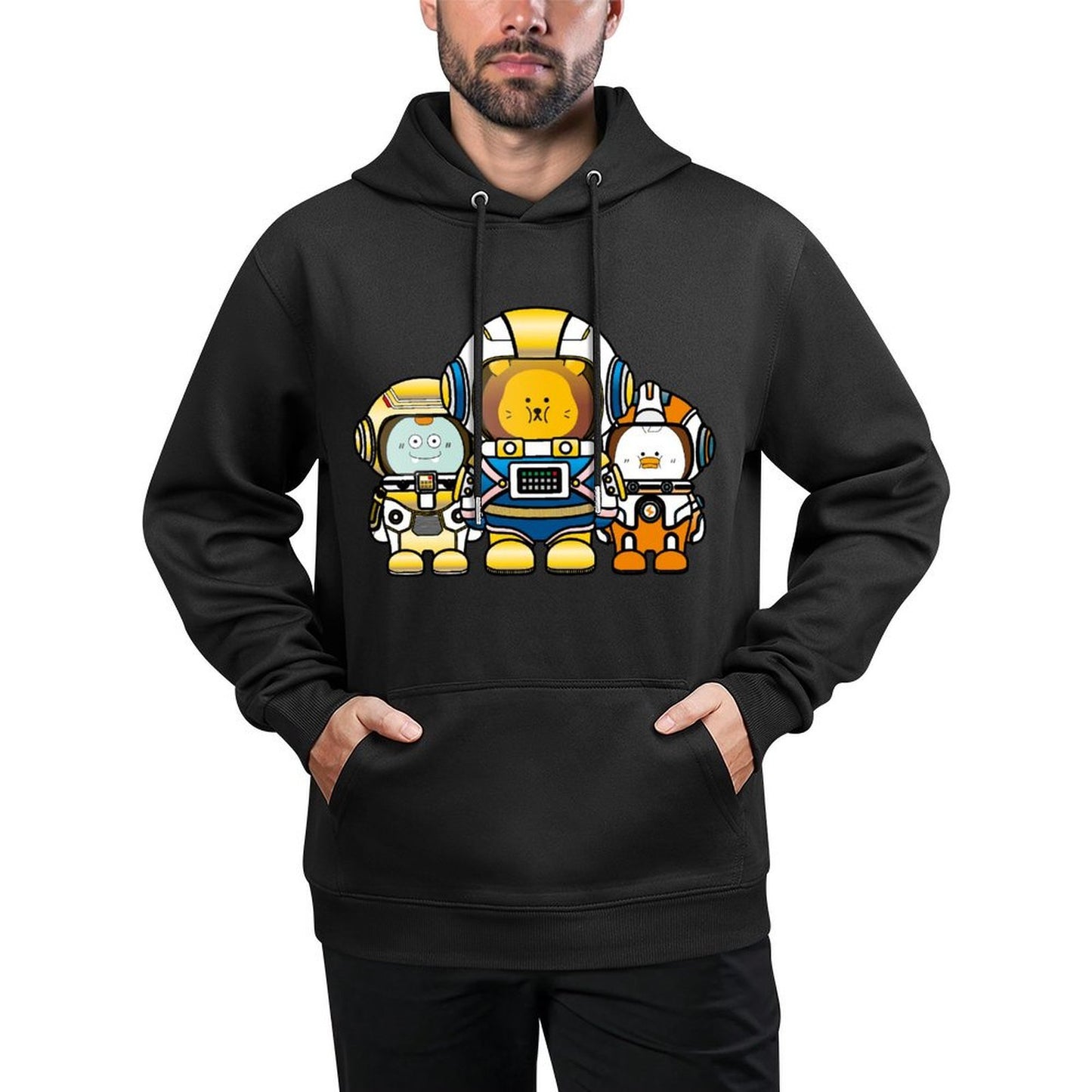 IPBR 250g Hooded Pocket Sweatshirt Front GraphicMen's Hooded  Sweatshirt4000380