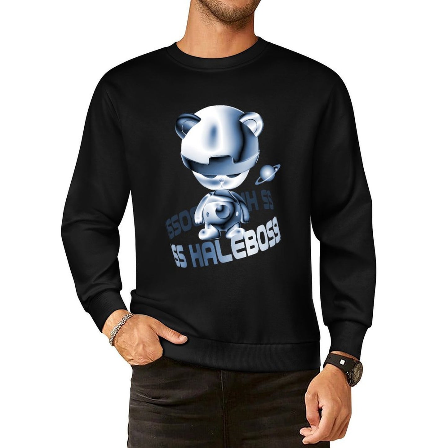 IPIB 250g Crew Neck Long Sleeve Sweatshirt Front GraphicCrew Neck Long Sleeve Sweatshirt6000015-7