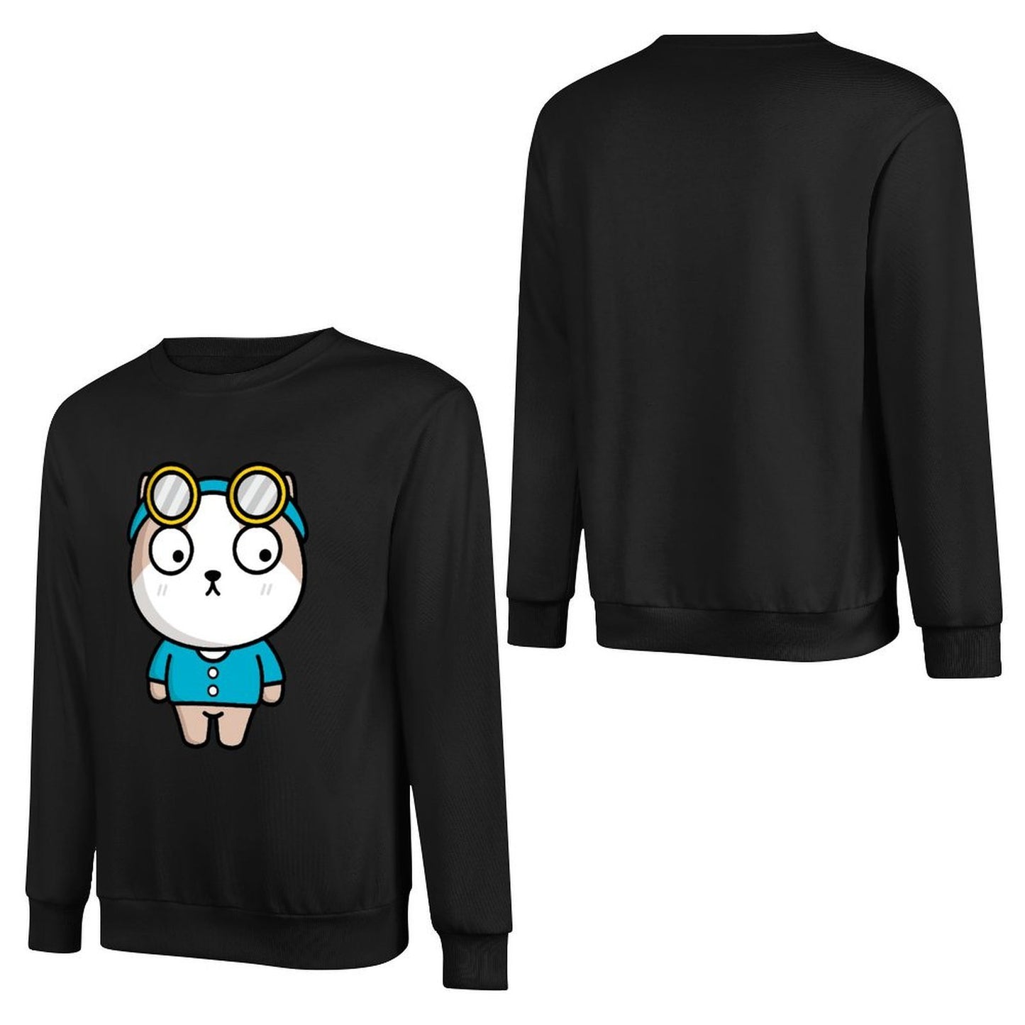 IPBR 250g Crew Neck Long Sleeve Sweatshirt Front GraphicCrew Neck Long Sleeve Sweatshirt4001322