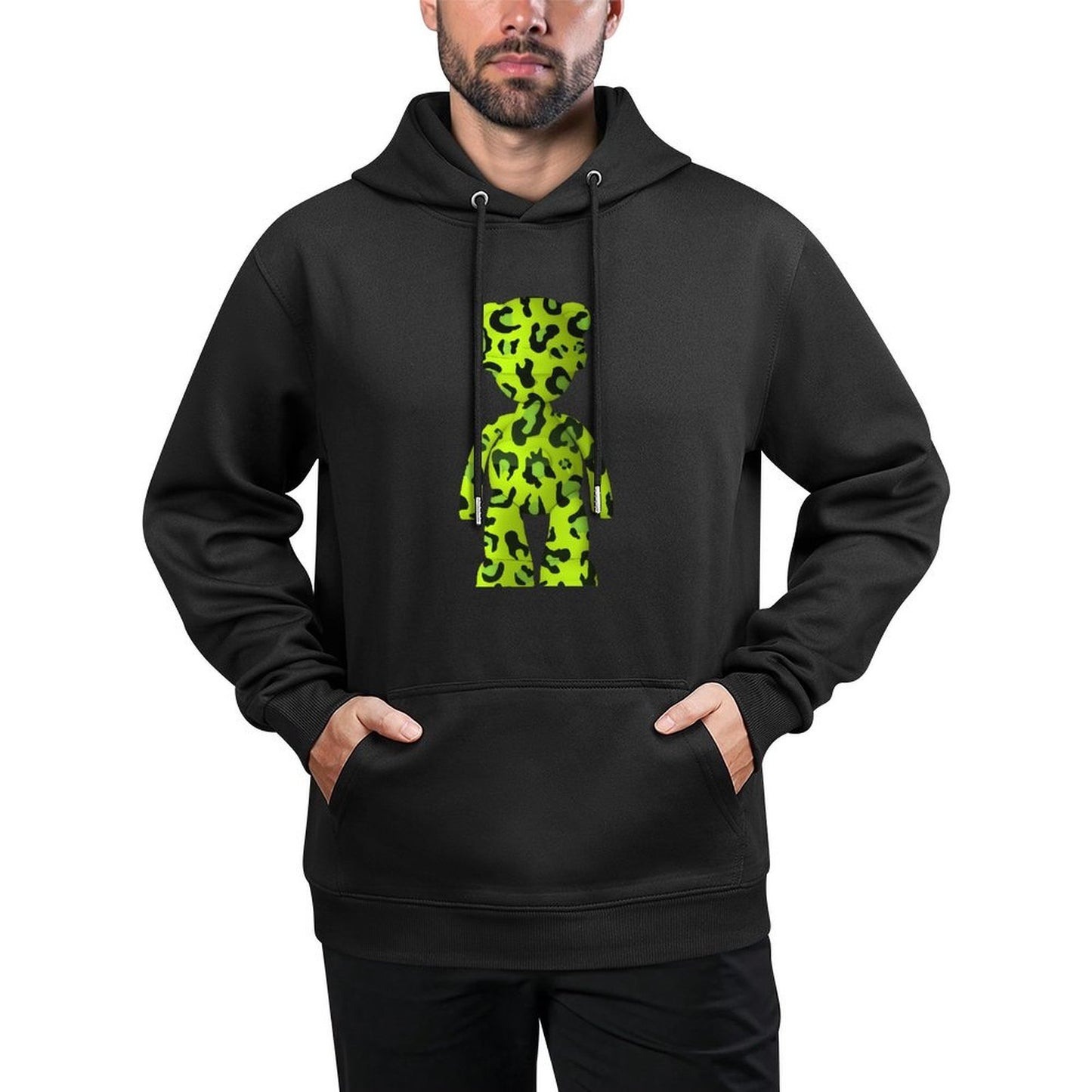 IPIB 250g Hooded Pocket Sweatshirt Front GraphicMen's Hooded  Sweatshirt6000126-4