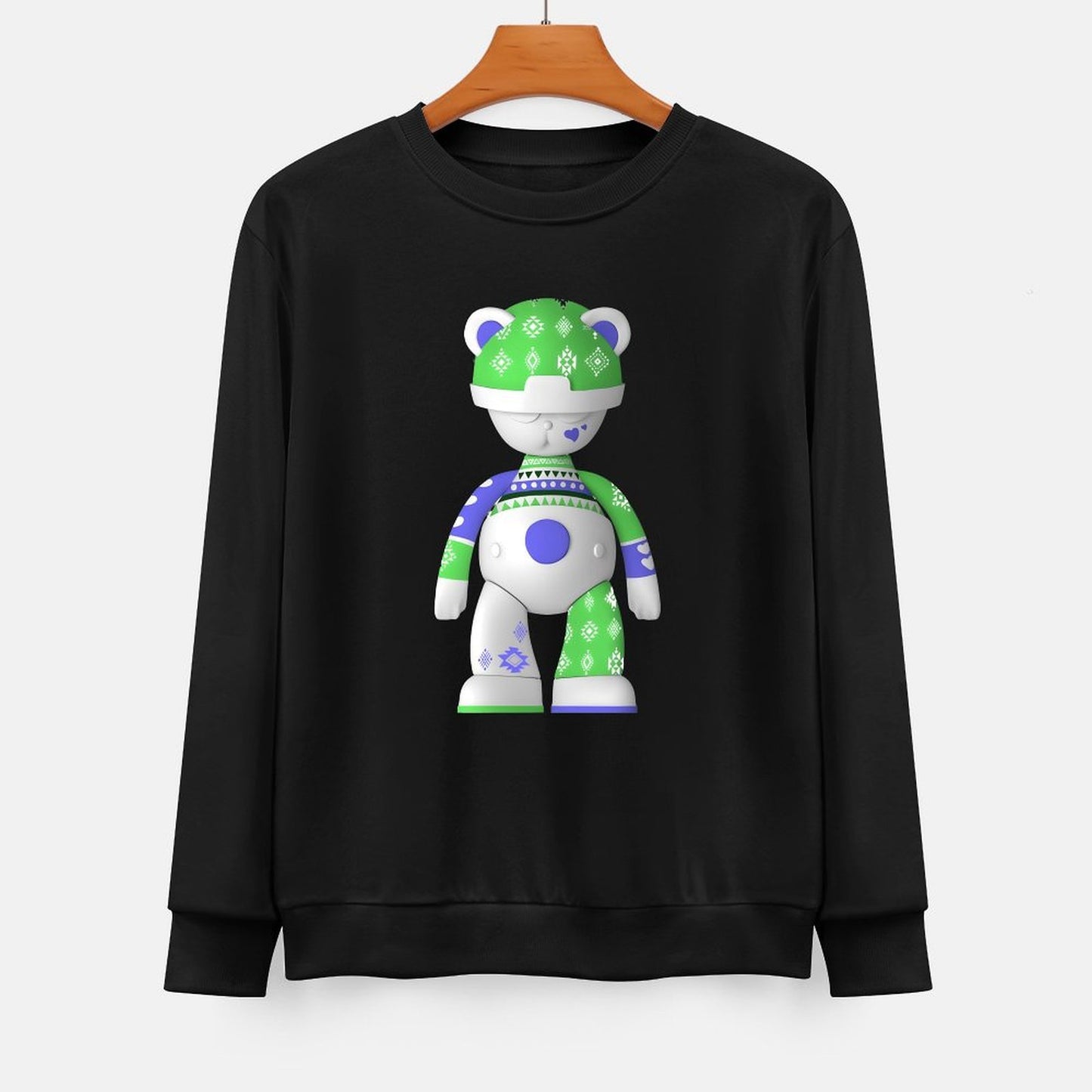 IPIB 250g Crew Neck Long Sleeve Sweatshirt Front GraphicCrew Neck Long Sleeve Sweatshirt6000106-1