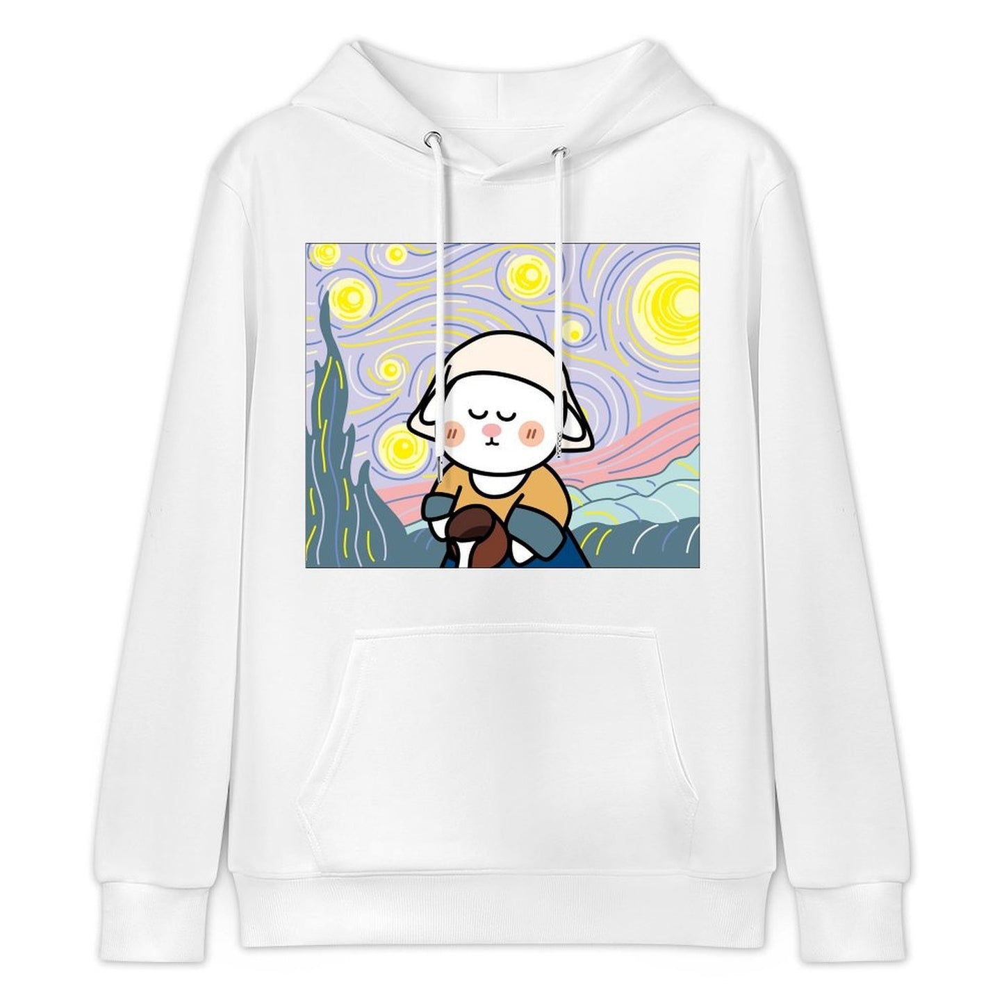 Regular Smooth Front Graphic Hoodies