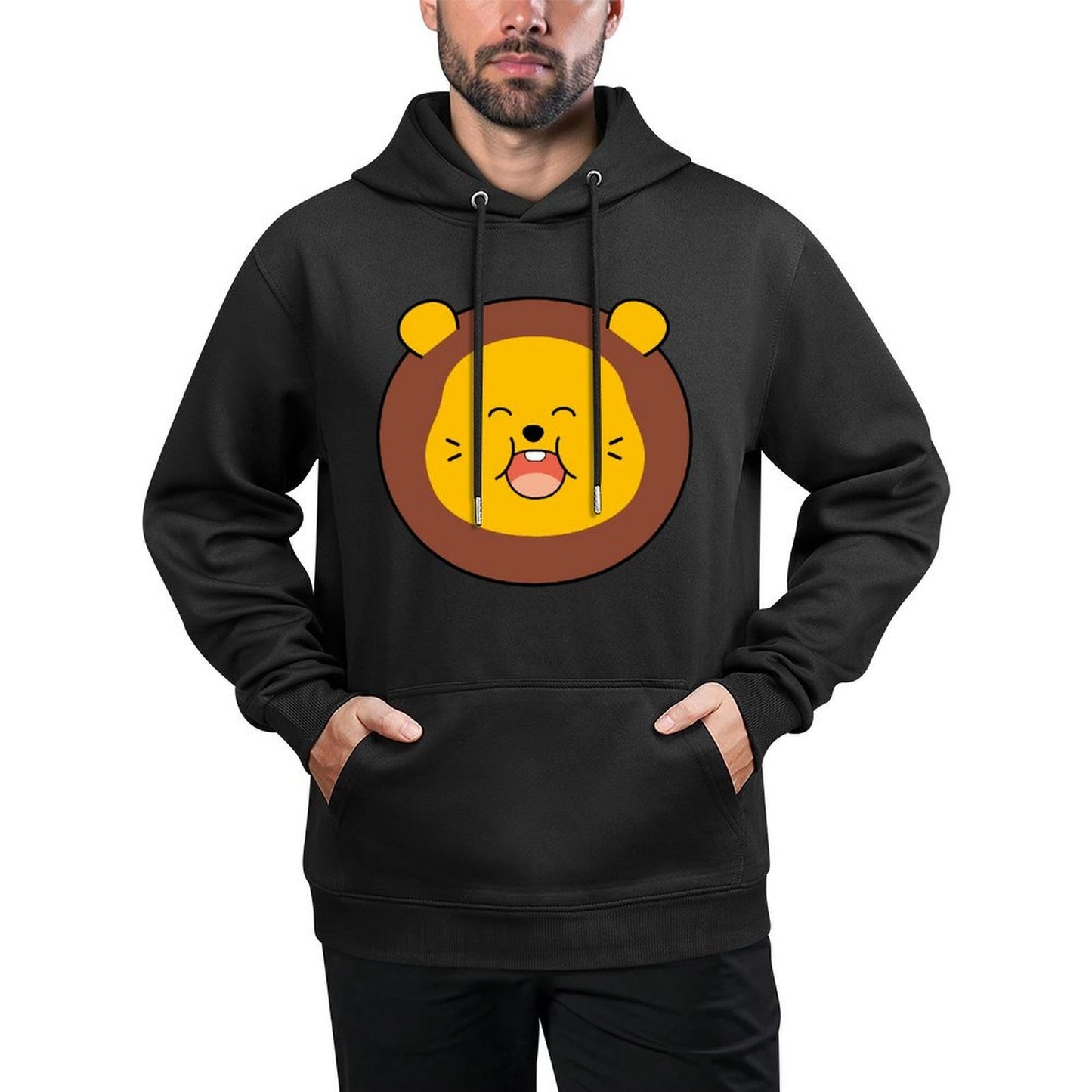 IPBR 250g Hooded Pocket Sweatshirt Front GraphicMen's Hooded  Sweatshirt4000501