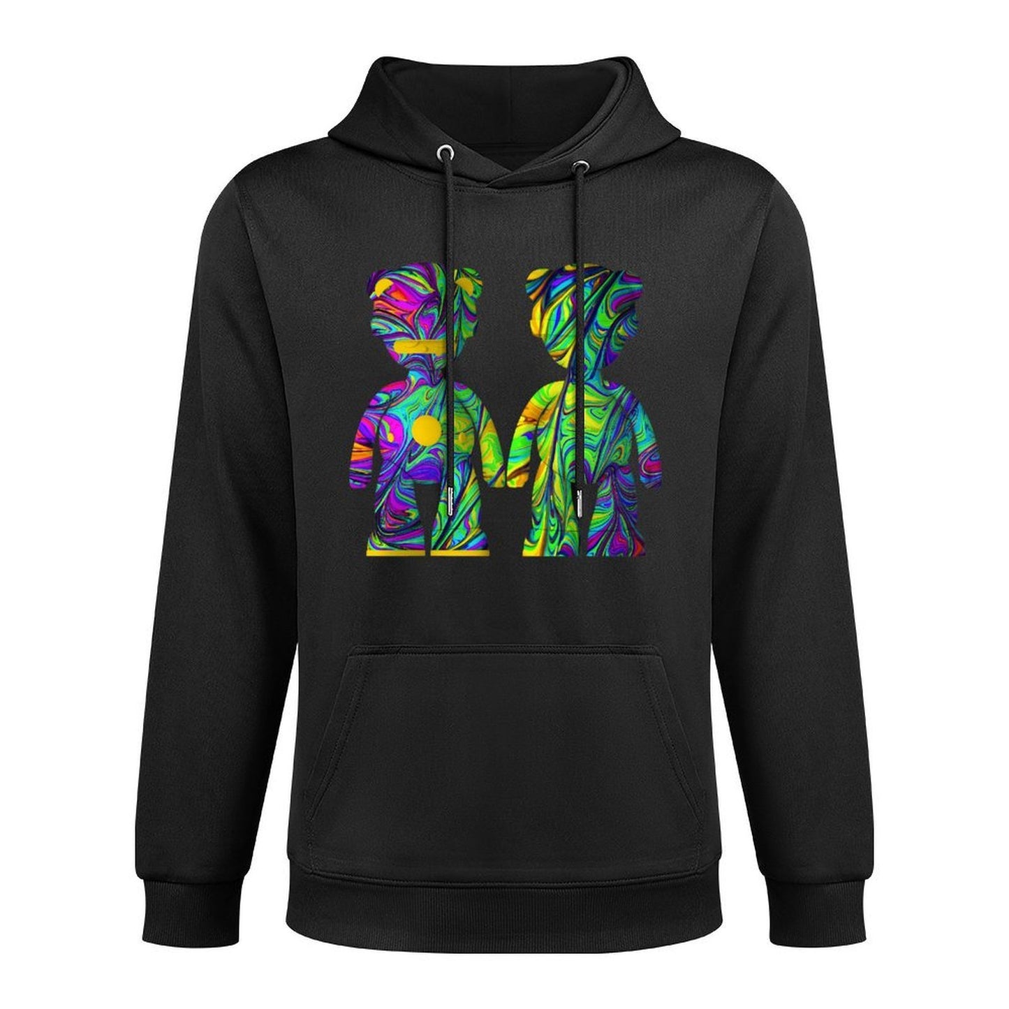 IPIB 250g Hooded Pocket Sweatshirt Front GraphicMen's Hooded  Sweatshirt6000088-4