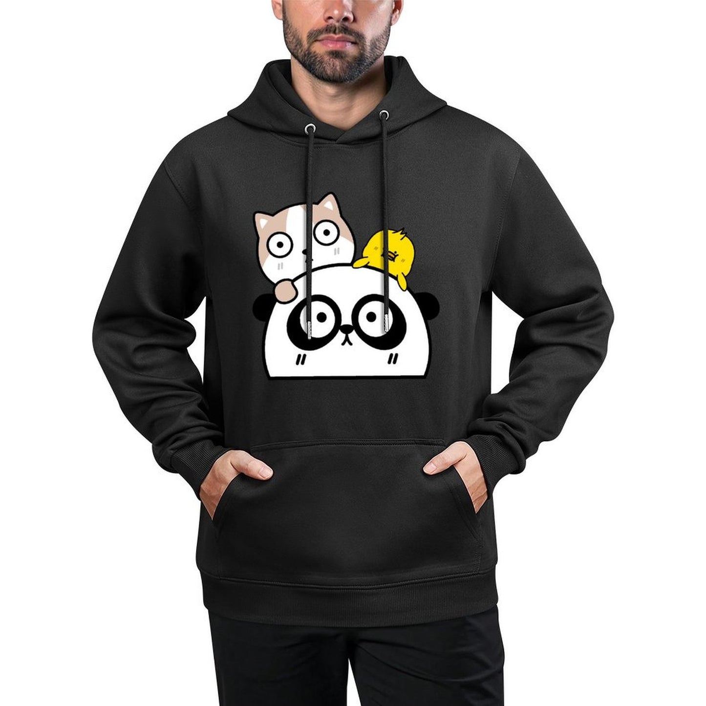 IPBR 250g Hooded Pocket Sweatshirt Front GraphicMen's Hooded  Sweatshirt4000385