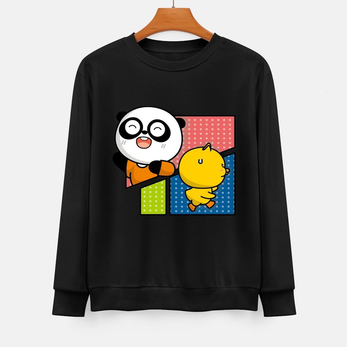 Front Patterned Long Sleeve TopSeries Printing