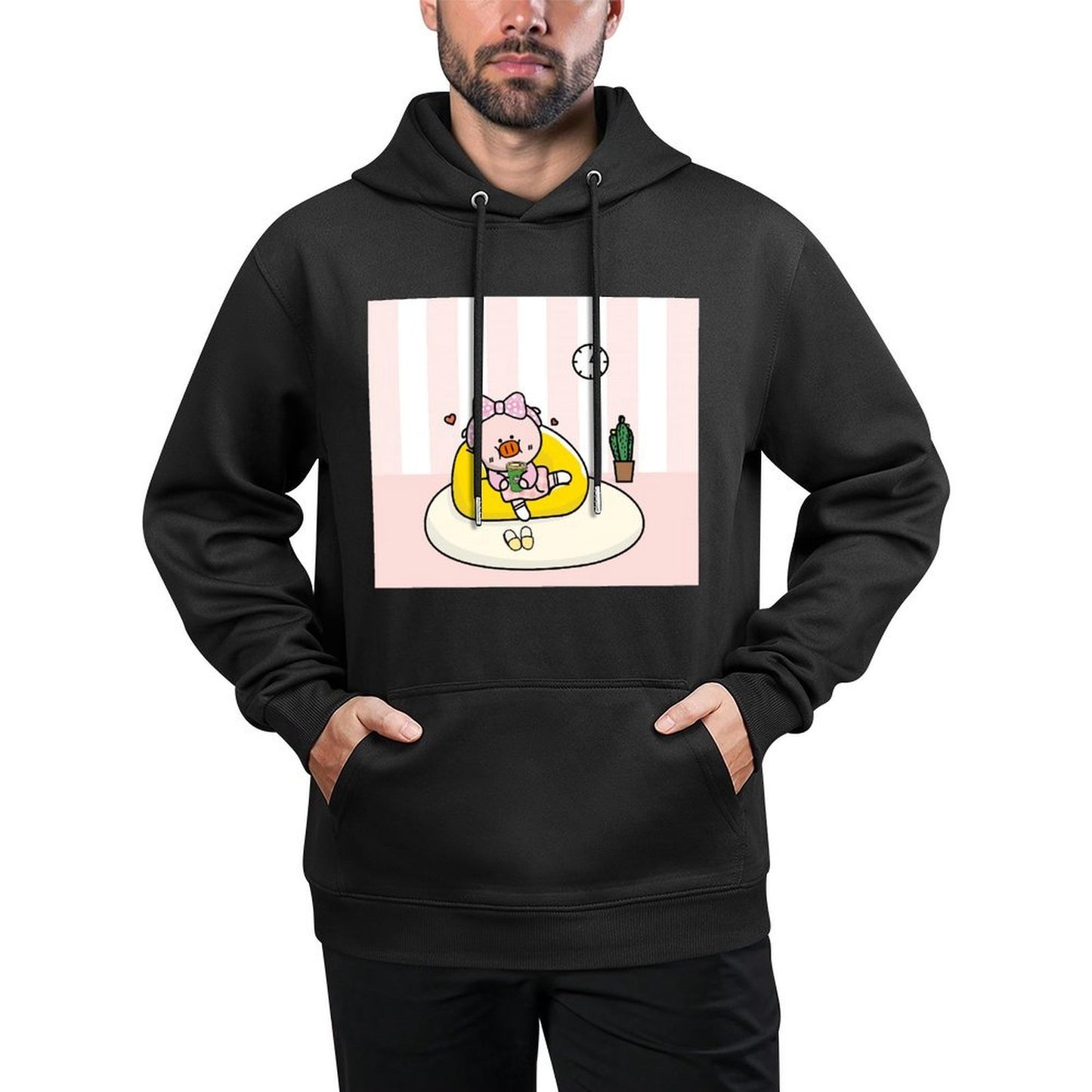 IPBR 250g Hooded Pocket Sweatshirt Front GraphicMen's Hooded  Sweatshirt4001466