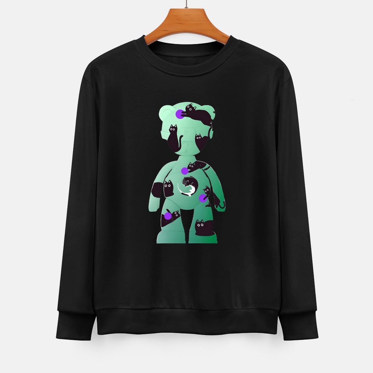 IPIB 250g Crew Neck Long Sleeve Sweatshirt Front GraphicCrew Neck Long Sleeve Sweatshirt6000135-6