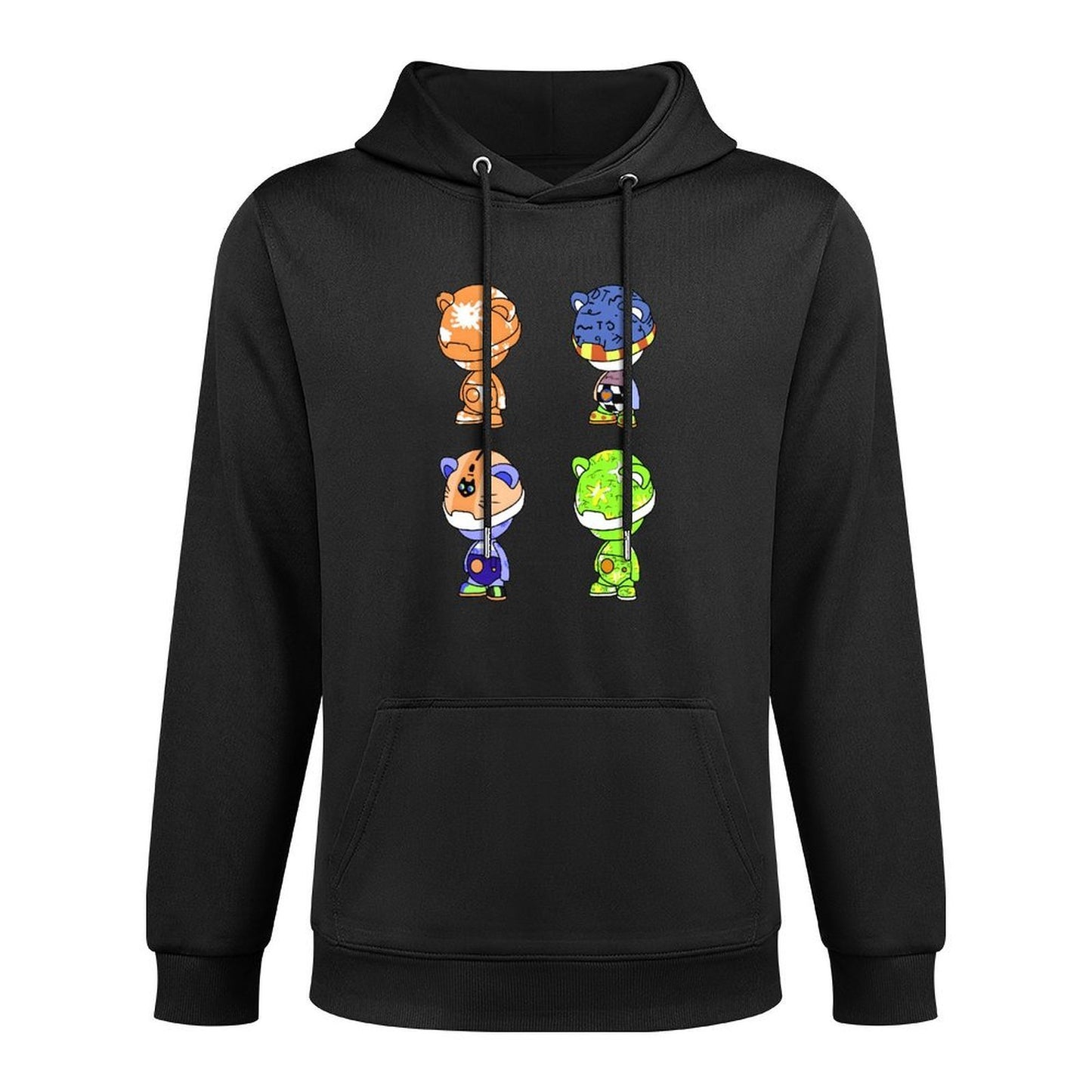 IPIB 250g Hooded Pocket Sweatshirt Front GraphicMen's Hooded  Sweatshirt6000074-4