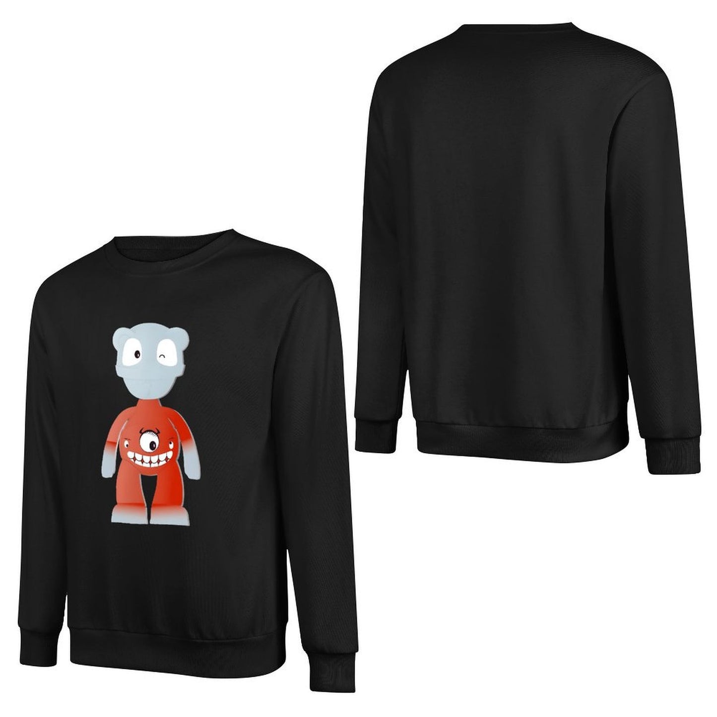IPIB 250g Crew Neck Long Sleeve Sweatshirt Front GraphicCrew Neck Long Sleeve Sweatshirt6000142-1