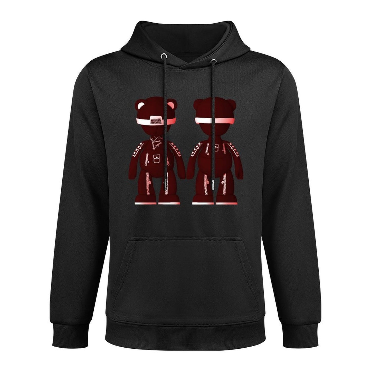 IPIB 250g Hooded Pocket Sweatshirt Front GraphicMen's Hooded  Sweatshirt6000093-3