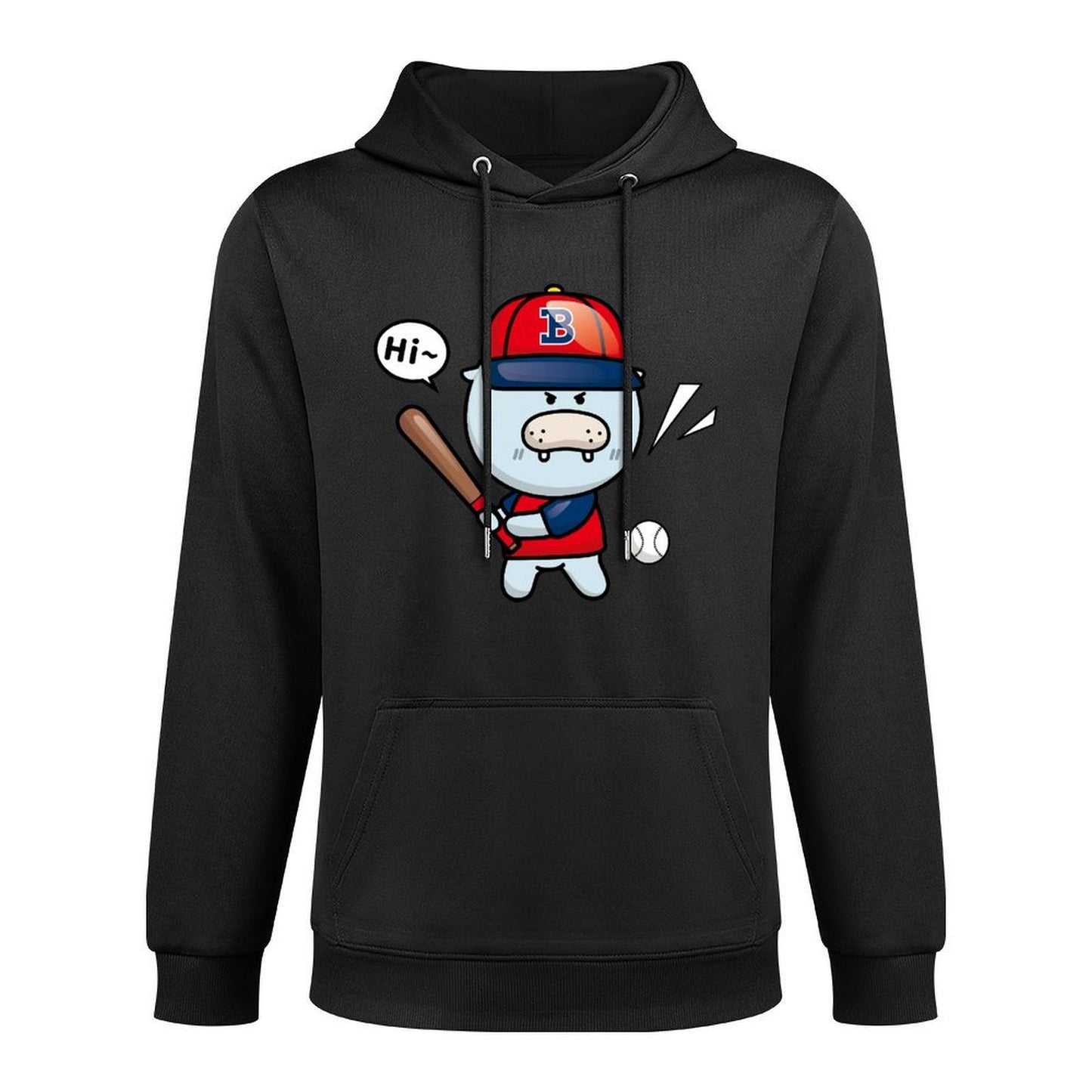 IPBR 250g Hooded Pocket Sweatshirt Front GraphicMen's Hooded  Sweatshirt4001352