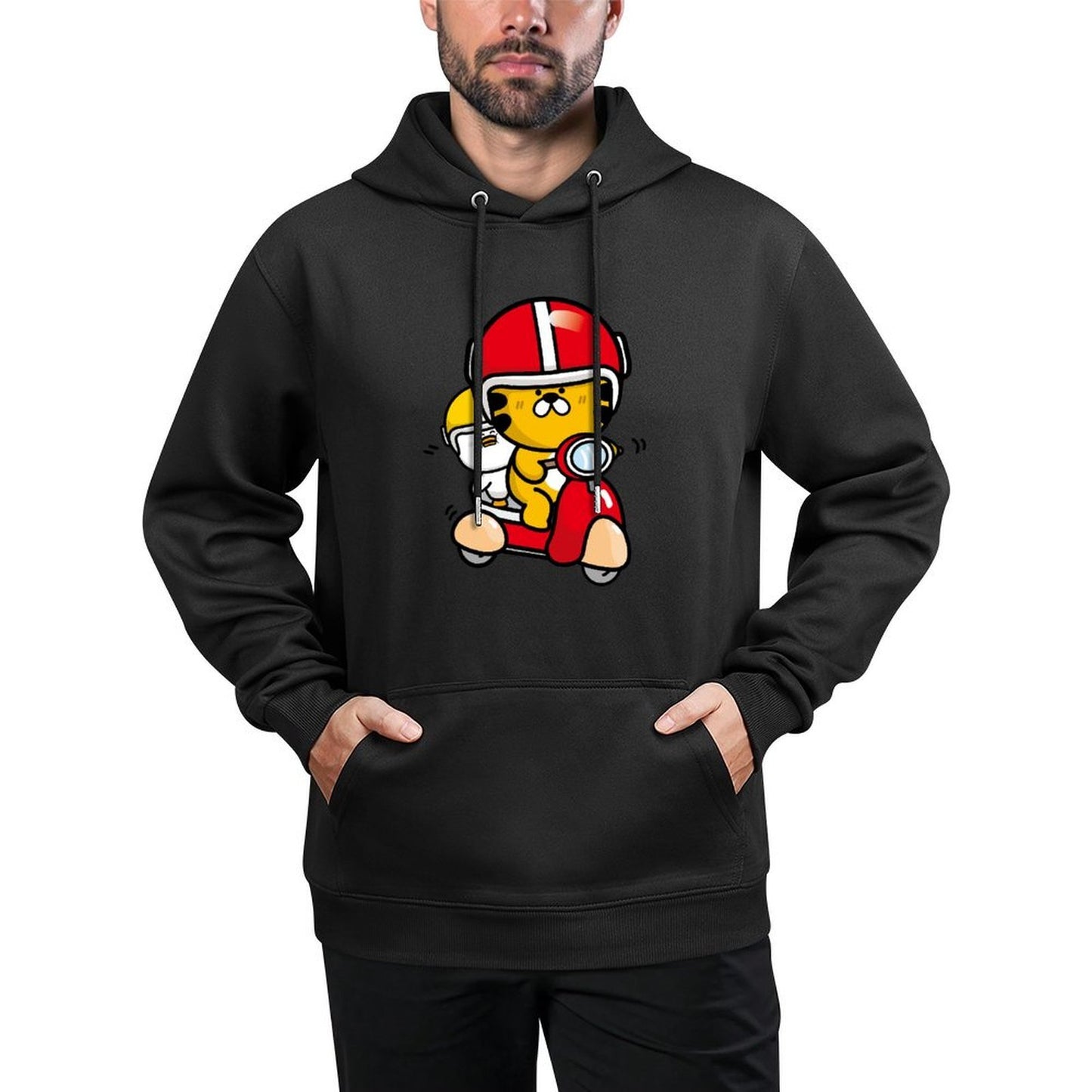 IPBR 250g Hooded Pocket Sweatshirt Front GraphicMen's Hooded  Sweatshirt4001385