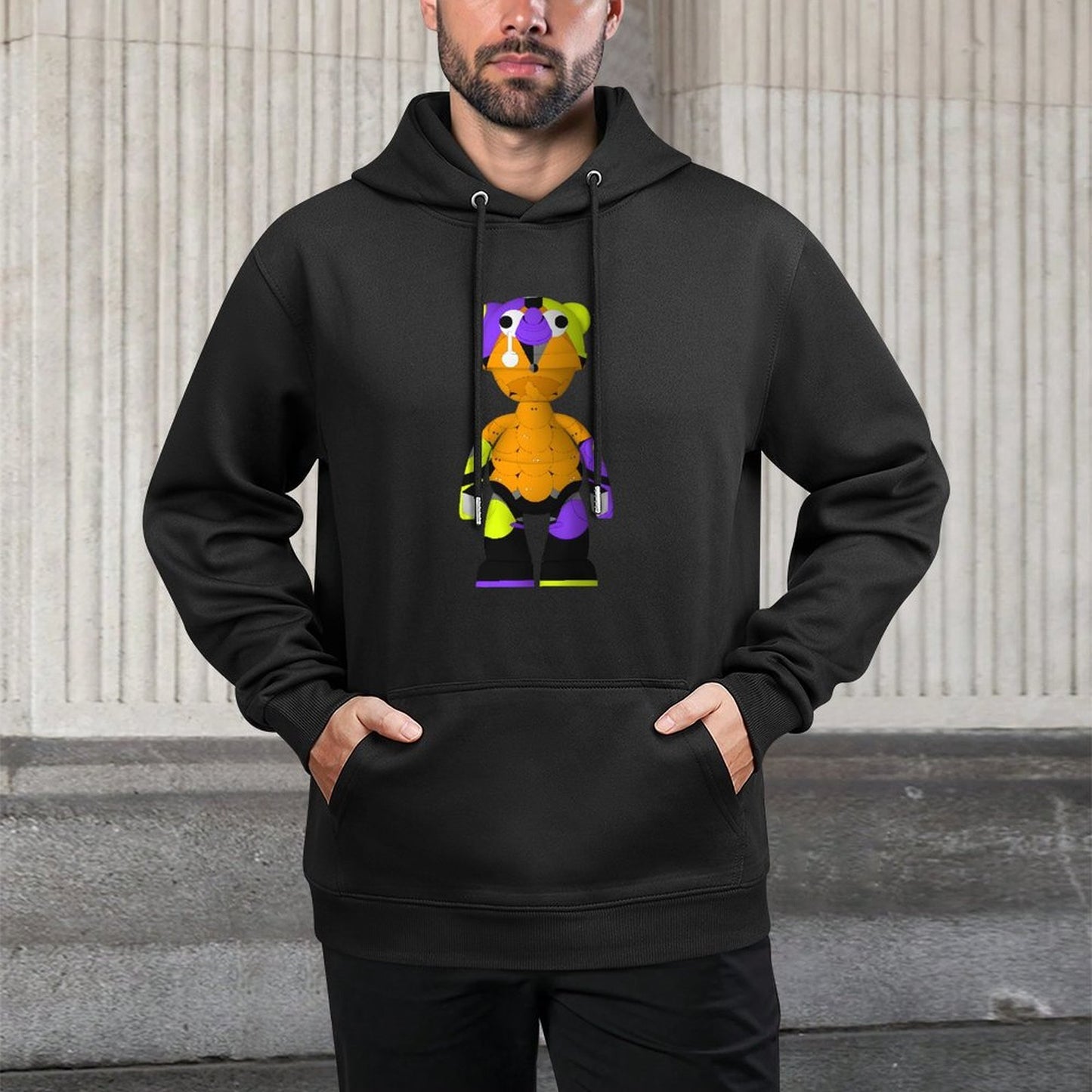 IPIB 250g Hooded Pocket Sweatshirt Front GraphicMen's Hooded  Sweatshirt6000113-6