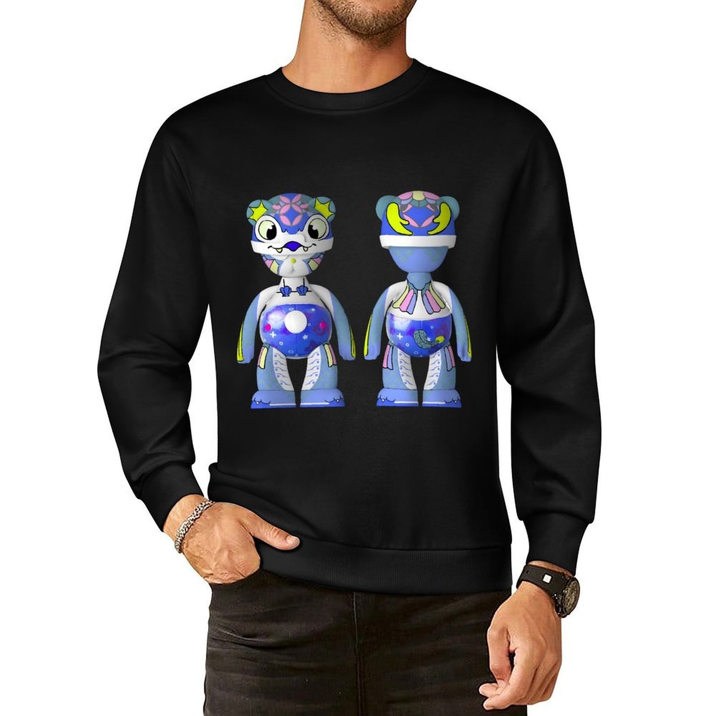 IPIB 250g Crew Neck Long Sleeve Sweatshirt Front GraphicCrew Neck Long Sleeve Sweatshirt6000077-7