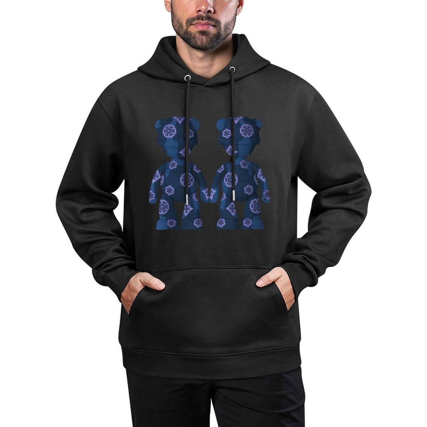 IPIB 250g Hooded Pocket Sweatshirt Front GraphicMen's Hooded  Sweatshirt6000091-5