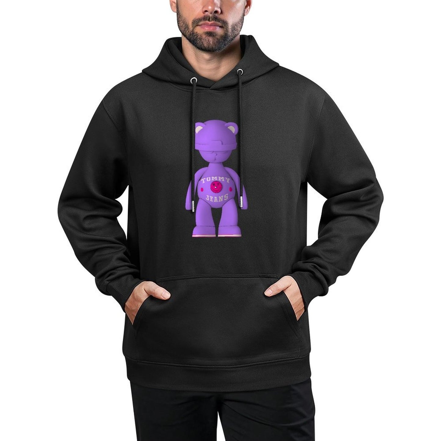 IPIB 250g Hooded Pocket Sweatshirt Front GraphicMen's Hooded  Sweatshirt6000122-6