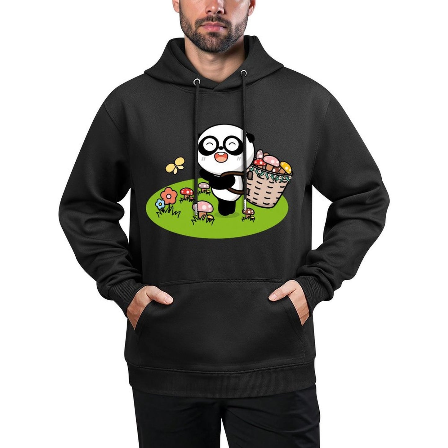 IPBR 250g Hooded Pocket Sweatshirt Front GraphicMen's Hooded  Sweatshirt4001356