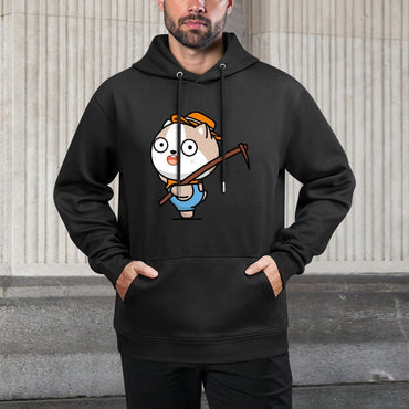 IPBR 250g Hooded Pocket Sweatshirt Front GraphicMen's Hooded  Sweatshirt4000117