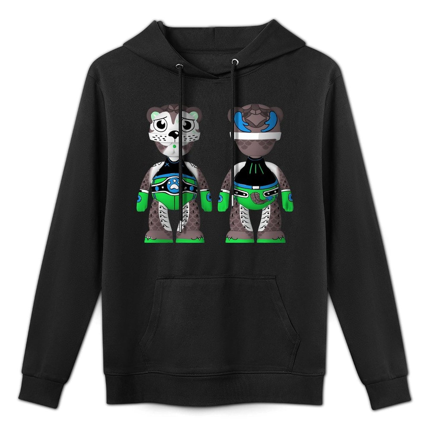 IPIB 250g Hooded Pocket Sweatshirt Front GraphicMen's Hooded  Sweatshirt6000145-2