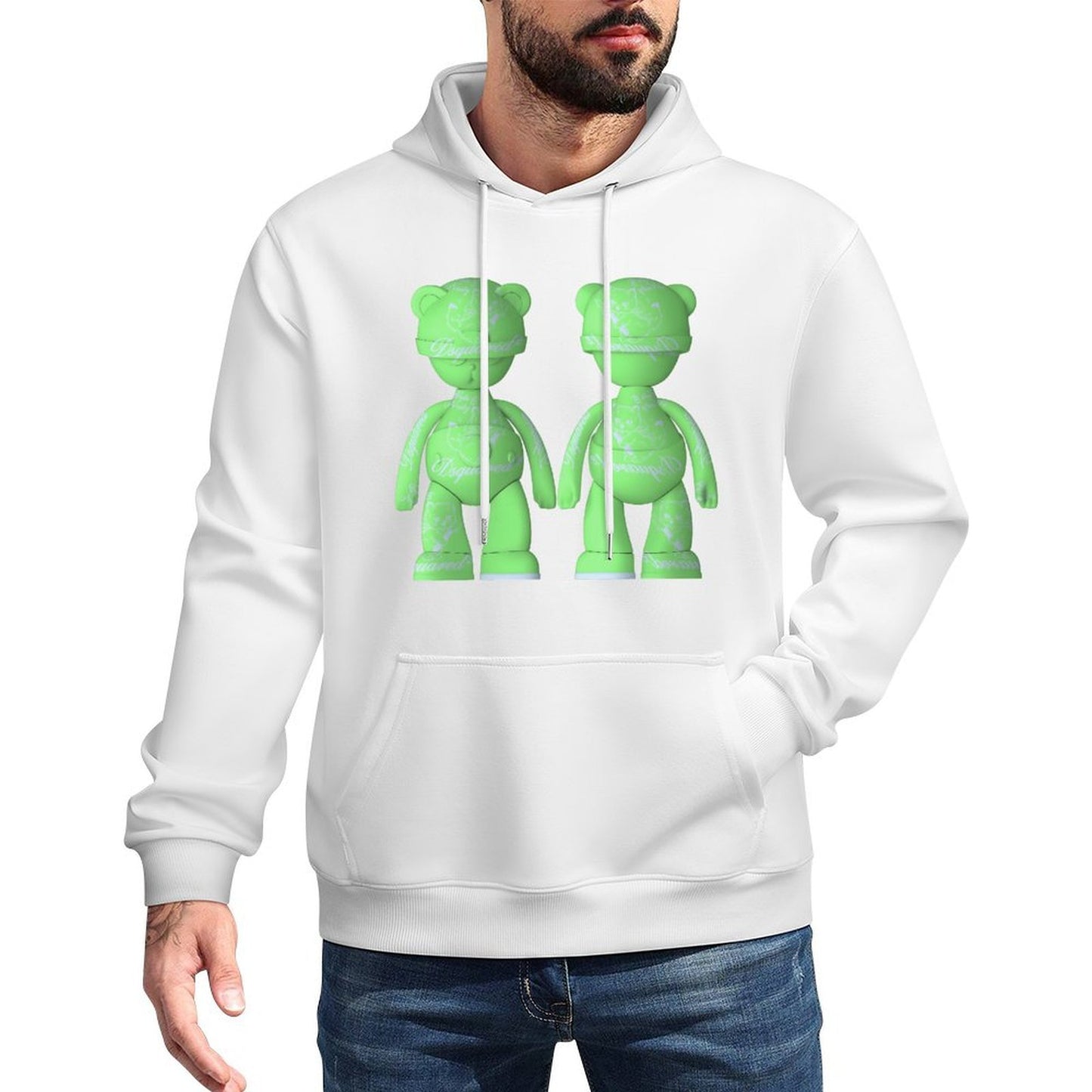 IPIB 250g Hooded Pocket Sweatshirt Front GraphicMen's Hooded  Sweatshirt6000098-6