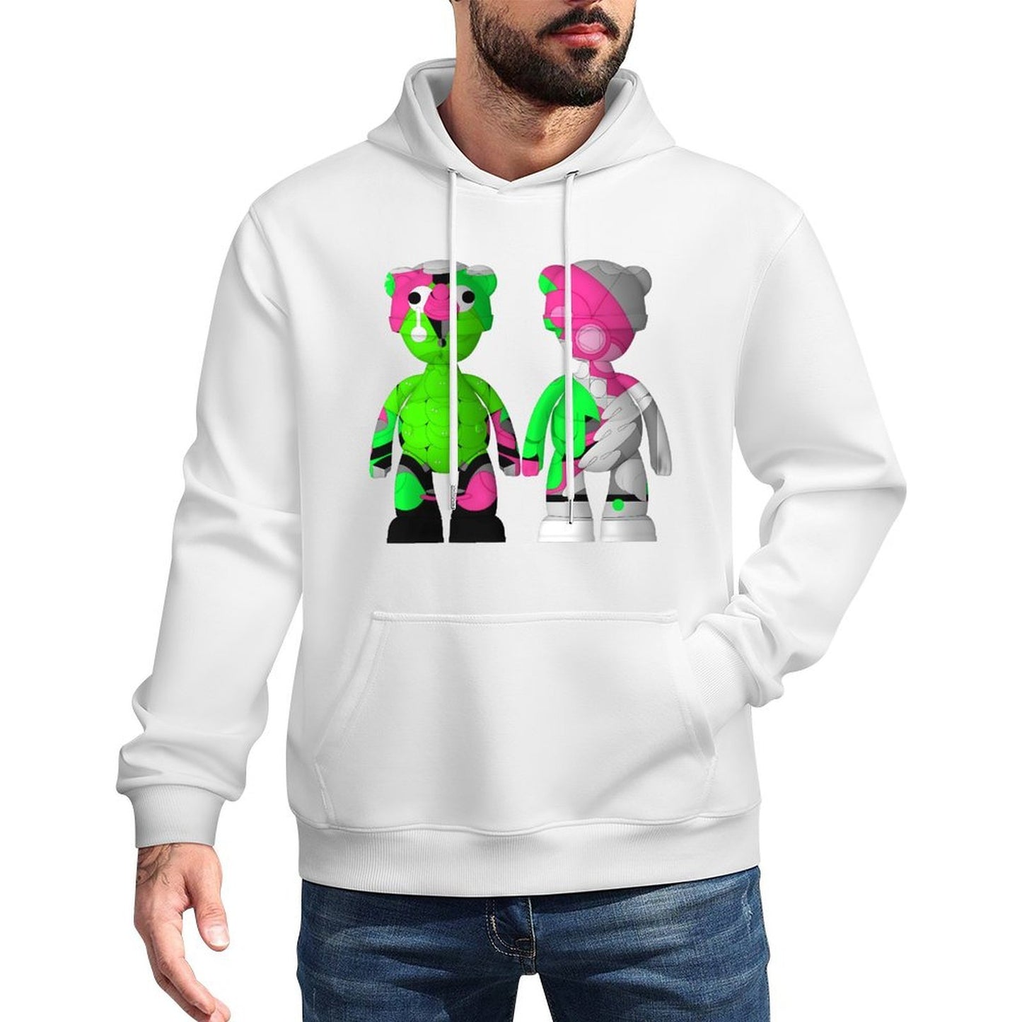 IPIB 250g Hooded Pocket Sweatshirt Front GraphicMen's Hooded  Sweatshirt6000144-1